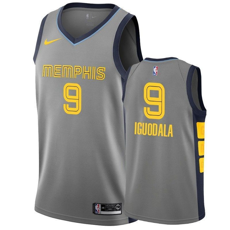 Memphis Grizzlies Andre Iguodala 9 City Men's Basketball Jersey - JS812 