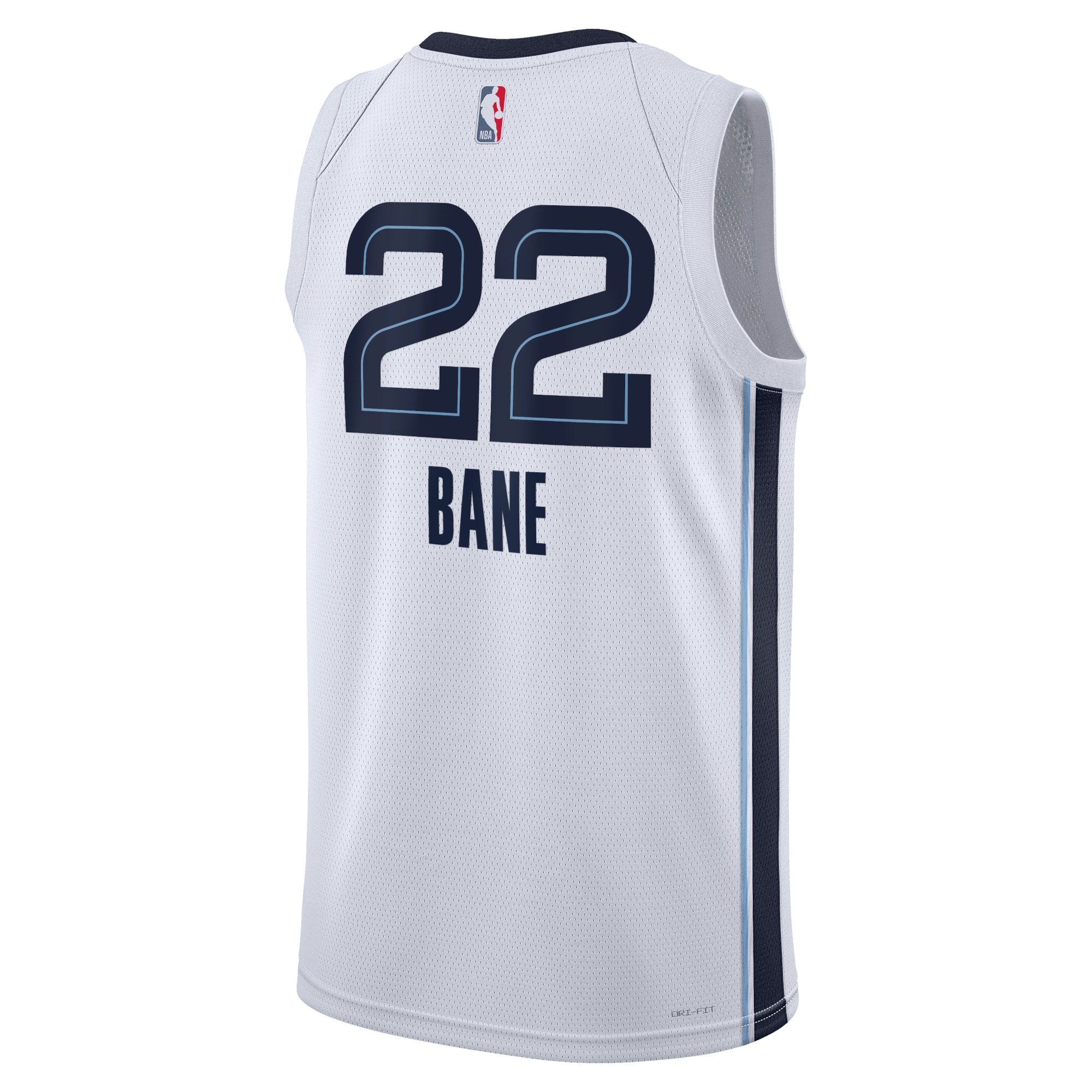 Alternative view of Memphis Grizzlies Association Edition Swingman Basketball Jersey - White - Desmond Bane - Unisex - JS850 