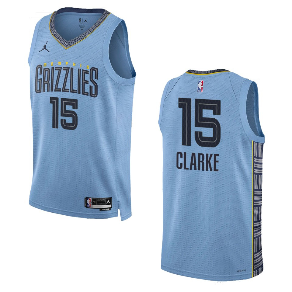 Memphis Grizzlies Brandon Clarke 2022-23 Statement Edition Blue Swingman Basketball Jersey