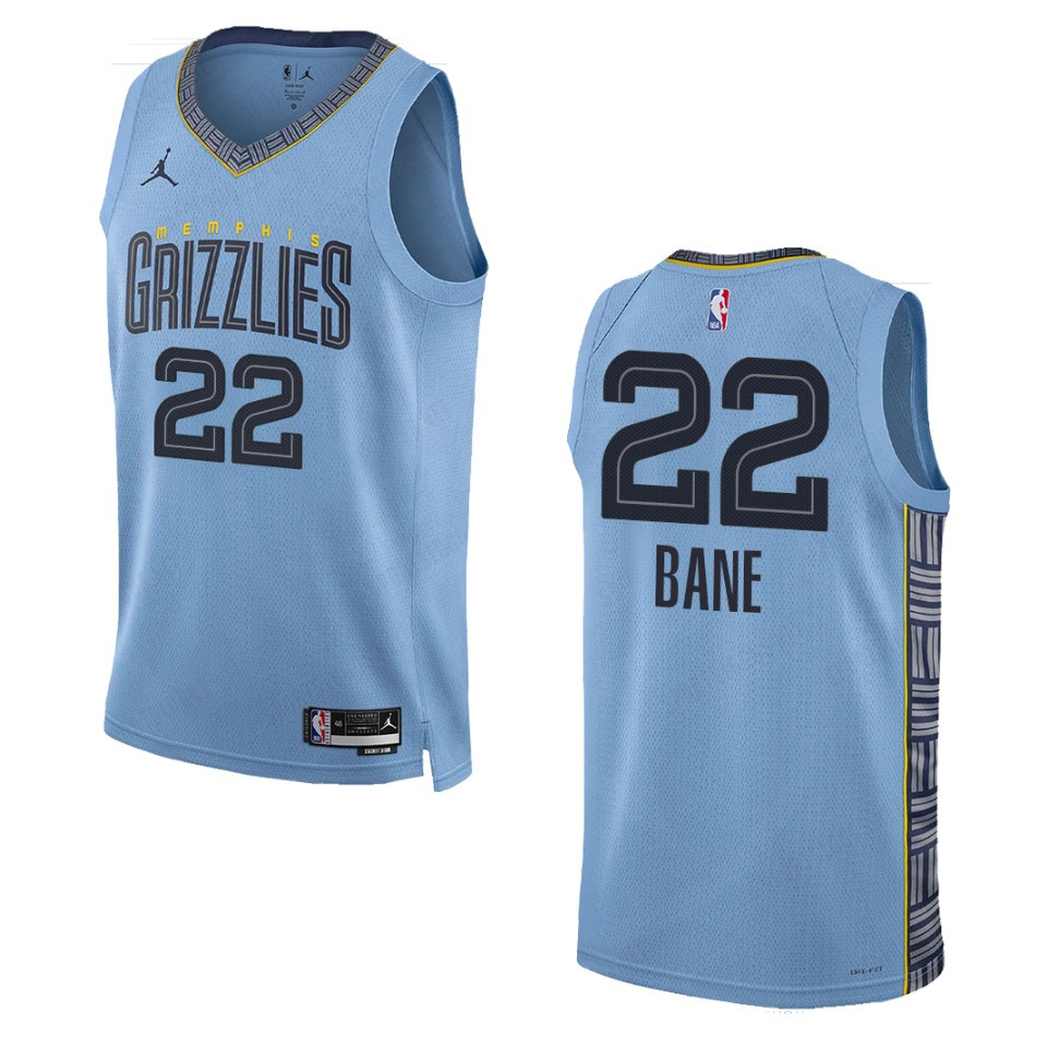 Memphis Grizzlies Desmond Bane 2022-23 Statement Edition Blue Swingman Basketball Jersey