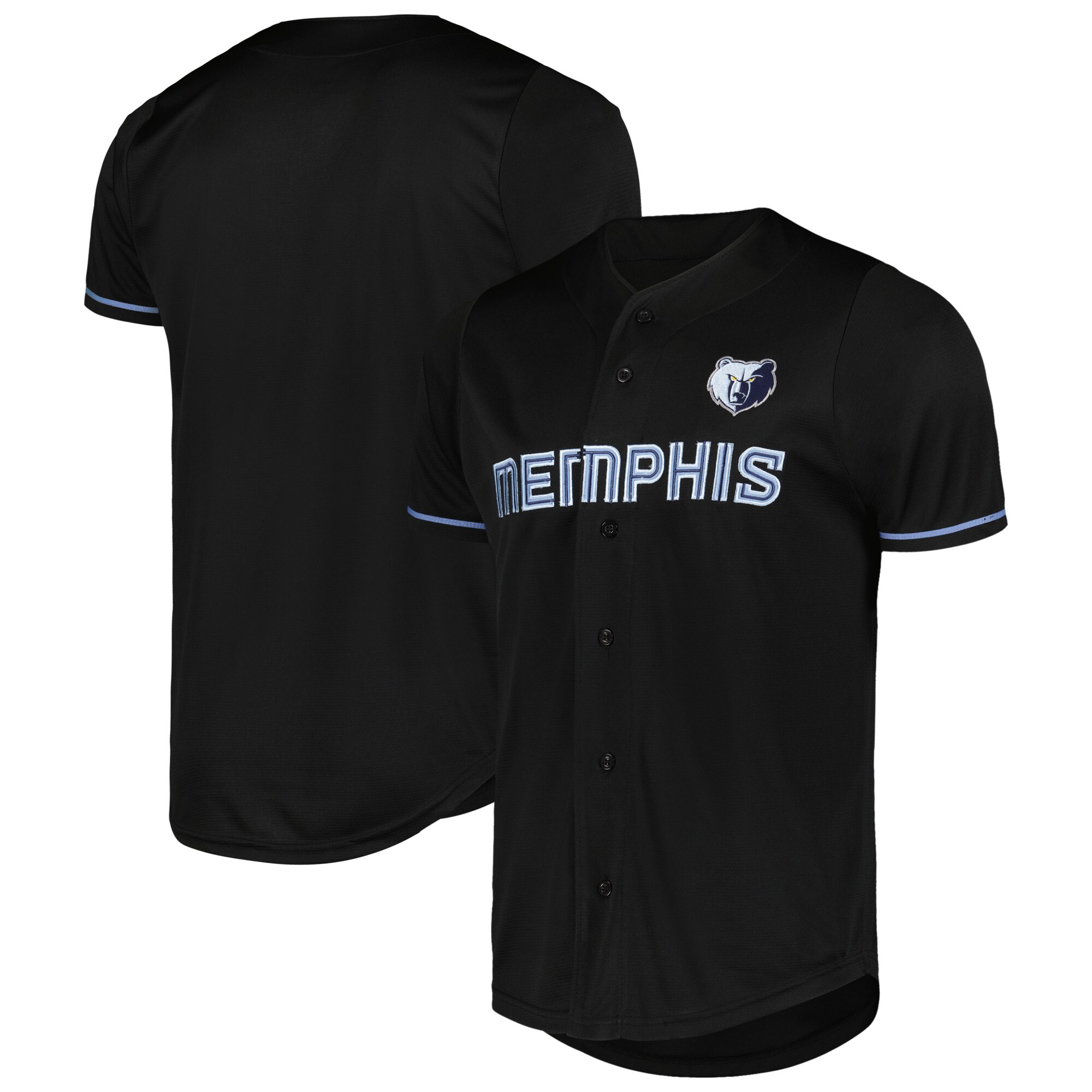 Memphis Grizzlies Fanatics Pop Baseball Basketball Jersey - Black
