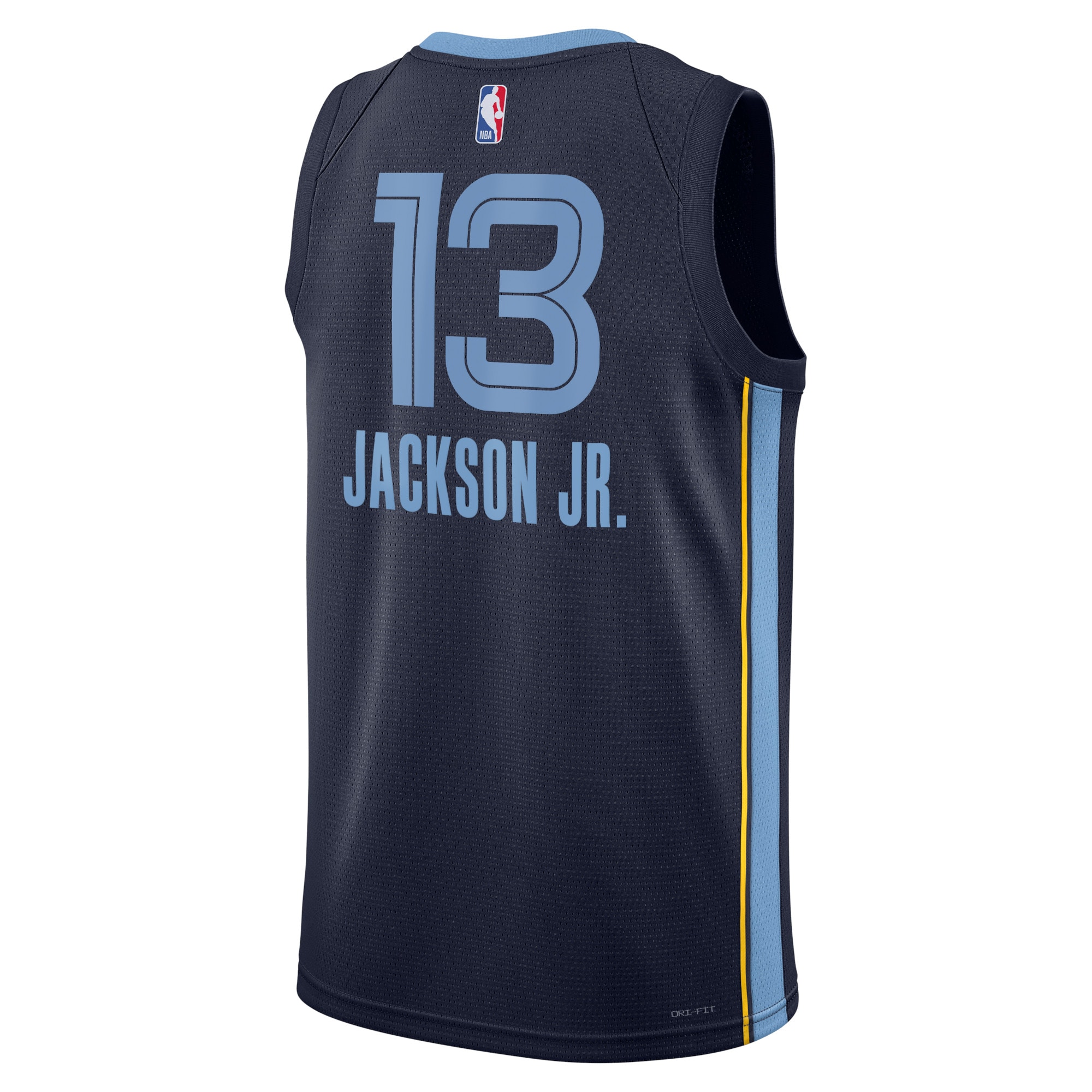 Alternative view of Memphis Grizzlies Icon Edition Swingman Basketball Jersey - Navy - Jaren Jackson Jr. - Unisex - JS982 