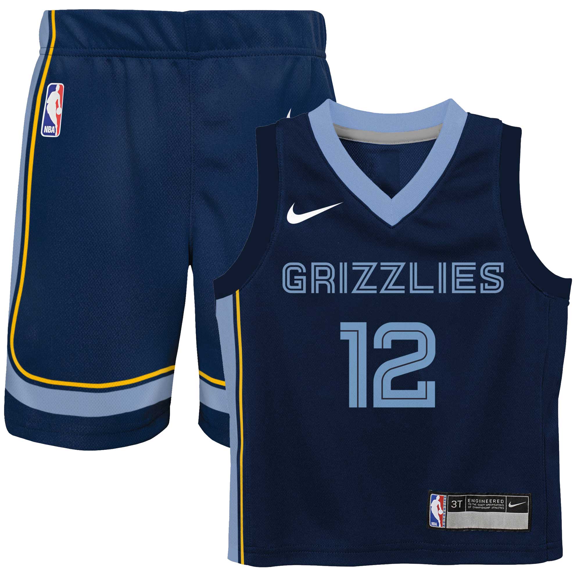Memphis Grizzlies Icon Basketball Jersey Box Set - Ja Morant - Toddler - JS508 
