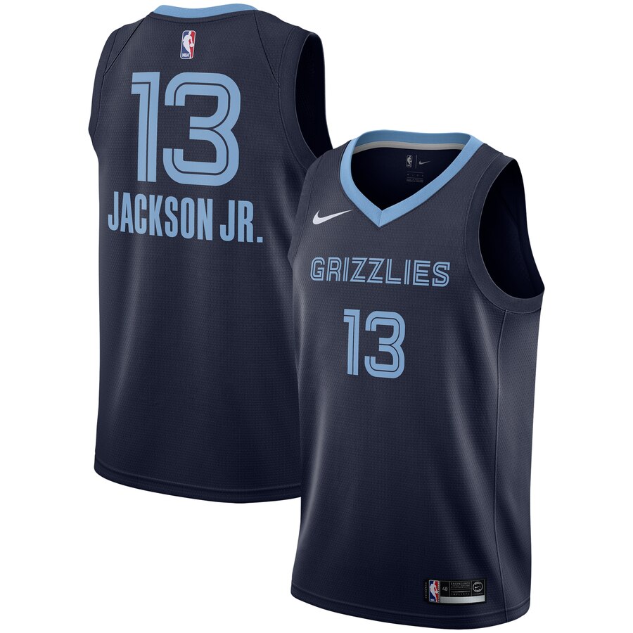 Memphis Grizzlies Jaren Jackson Men's Swingman Team Basketball Jersey - Navy