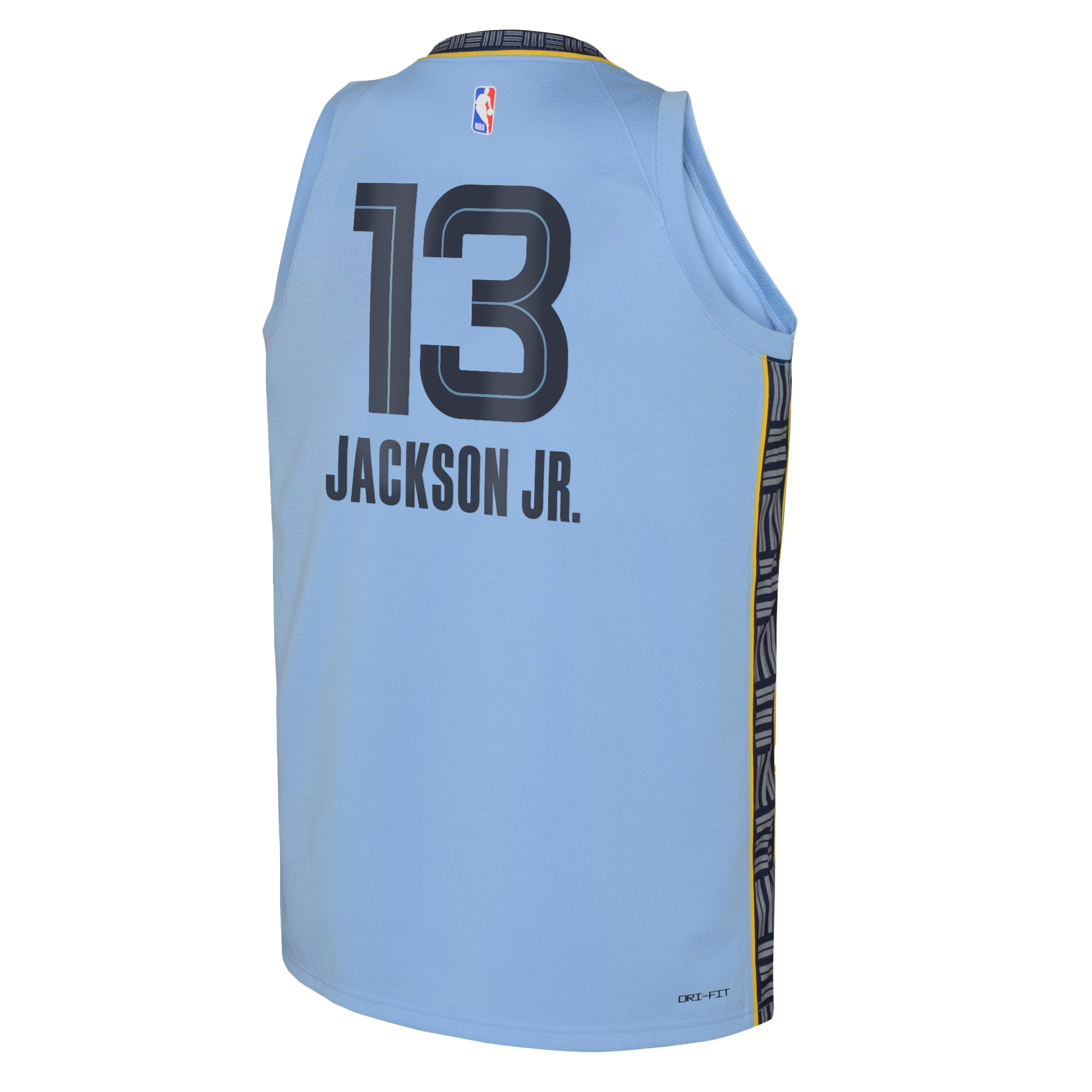 Alternative view of Memphis Grizzlies Jordan Statement Edition Swingman Basketball Jersey 22 - Light Blue - Jaren Jackson Jr. - Youth - JS730 