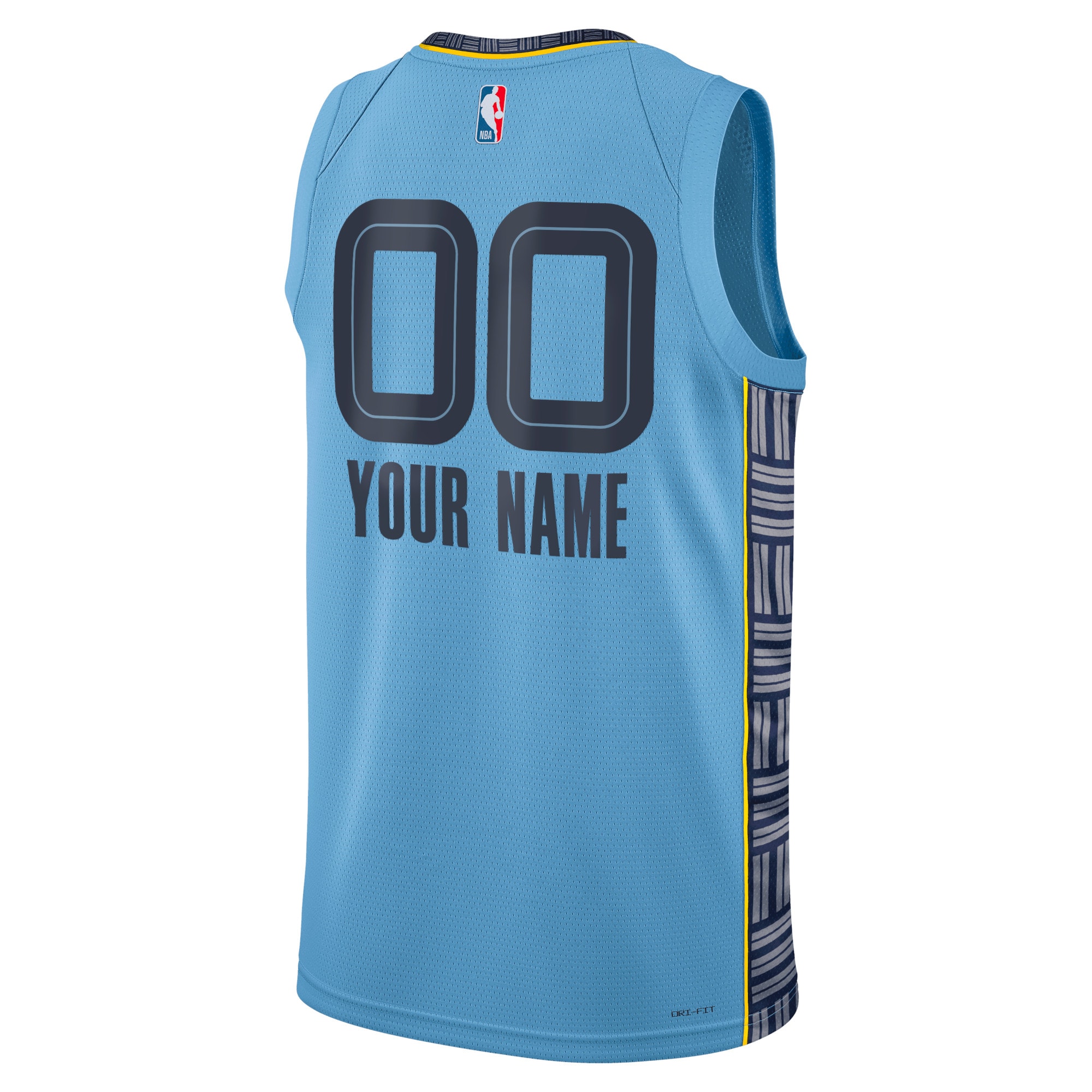 Alternative view of Memphis Grizzlies Jordan Statement Swingman Basketball Jersey - Custom - Unisex - JS425 