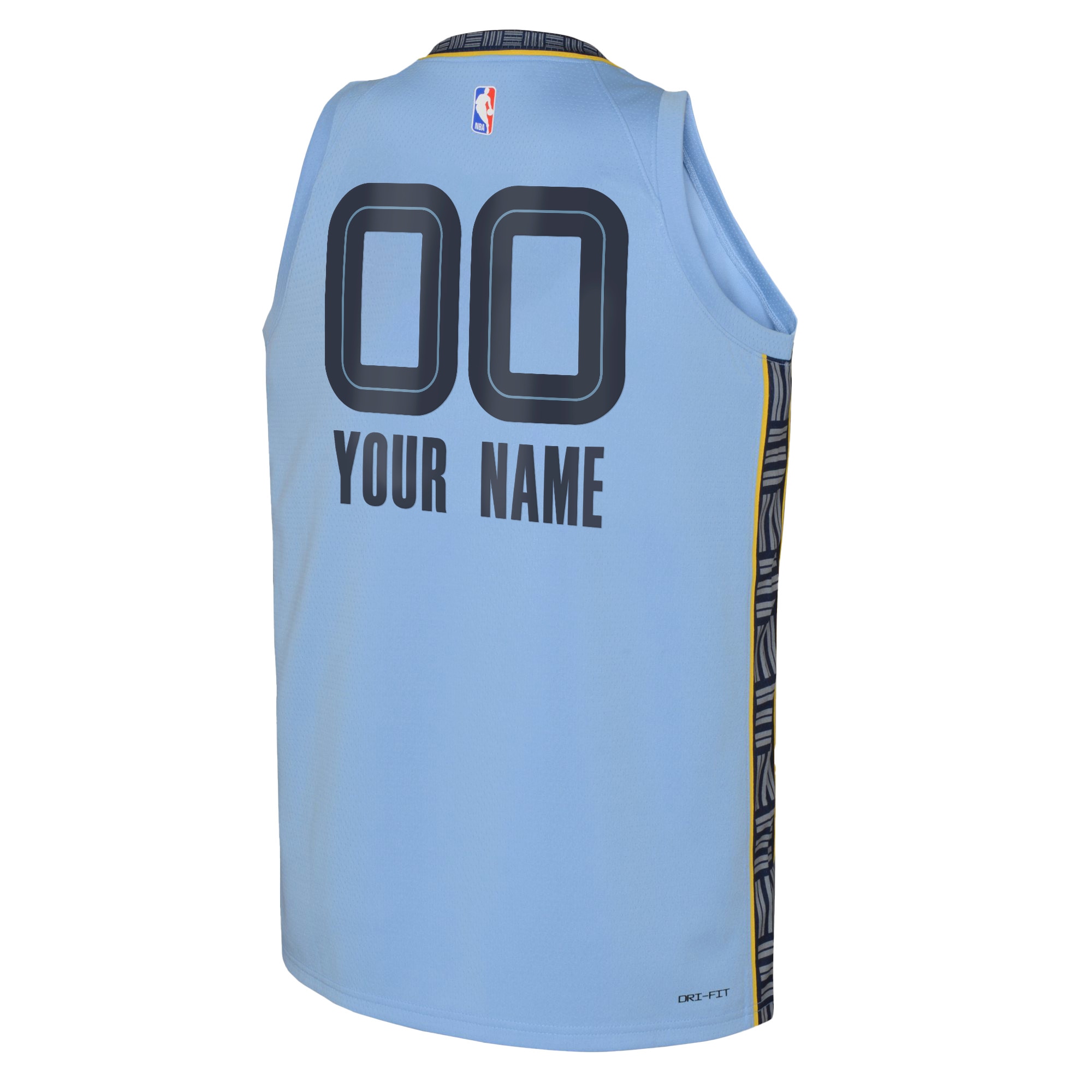 Alternative view of Memphis Grizzlies Jordan Statement Swingman Basketball Jersey 22 - Custom - Youth - JS639 