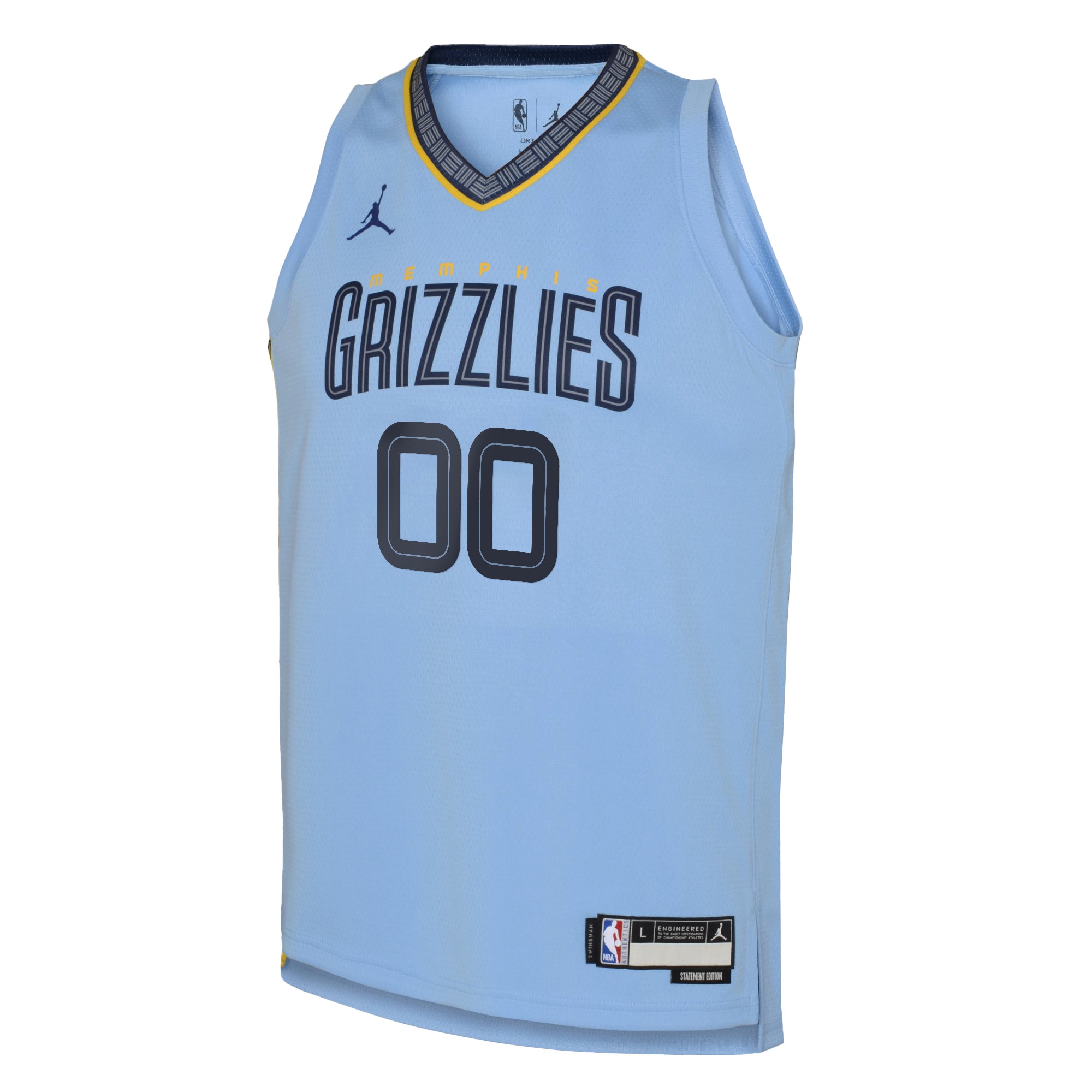 Memphis Grizzlies Jordan Statement Swingman Basketball Jersey 22 - Custom - Youth - JS639 