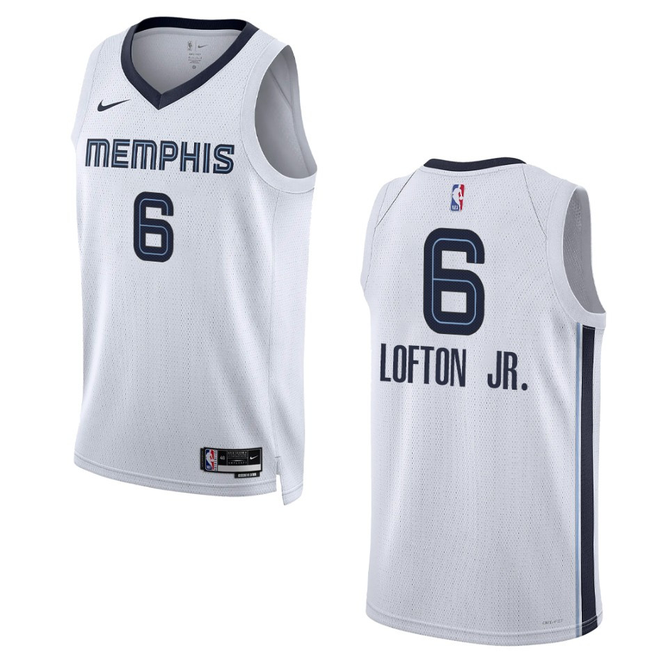 Memphis Grizzlies Kenneth Lofton Jr. 2022-23 Association Edition White Swingman Basketball Jersey