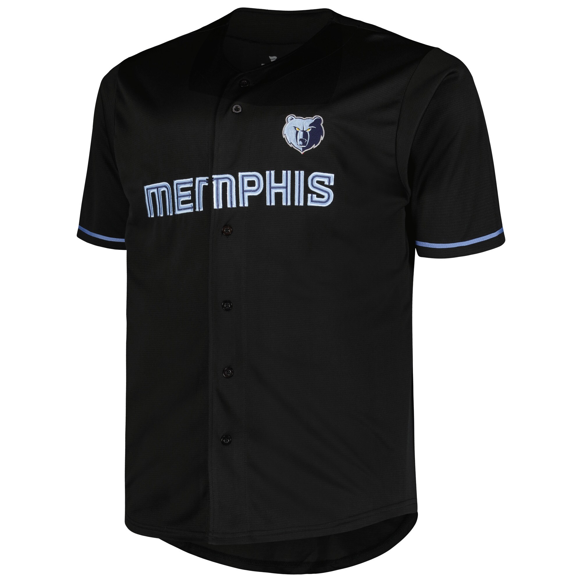 Alternative view of Memphis Grizzlies Profile Big & Tall Pop Basketball Jersey - Black