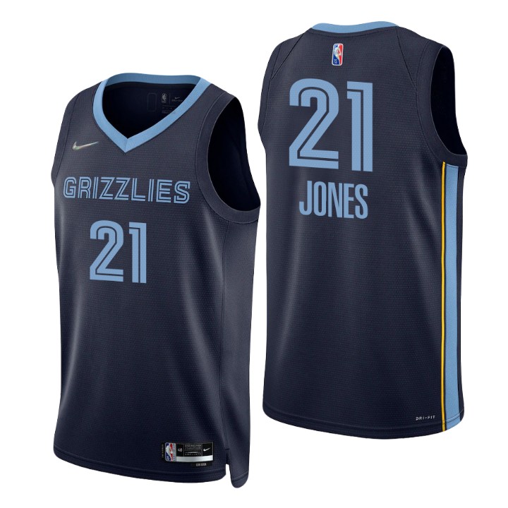 Memphis Grizzlies Tyus Jones 75th Anniversary Diamond Basketball Jersey Icon