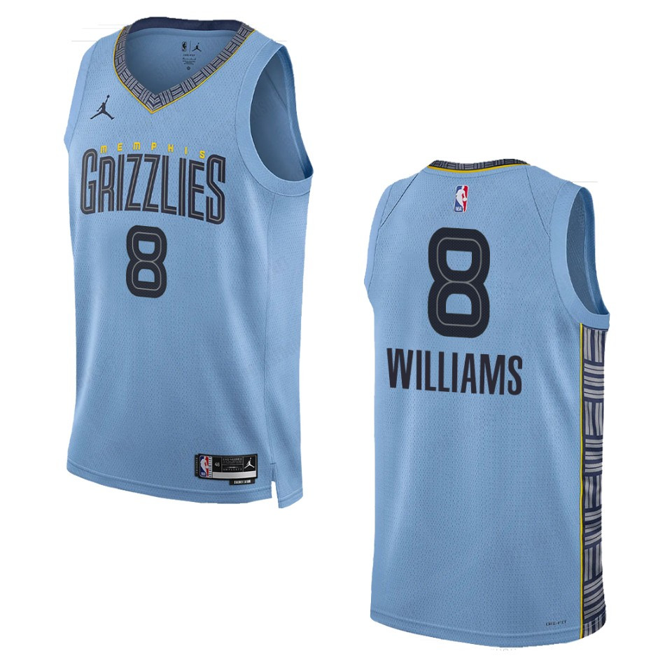 Memphis Grizzlies Ziaire Williams 2022-23 Statement Edition Blue Swingman Basketball Jersey