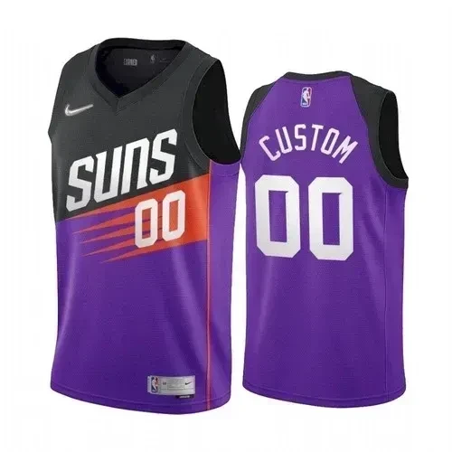 Alternative view of Men Custom Any Size Utah Jazz Hardwood Classics Basketball Jersey Purple Basketball Jersey - JS214 