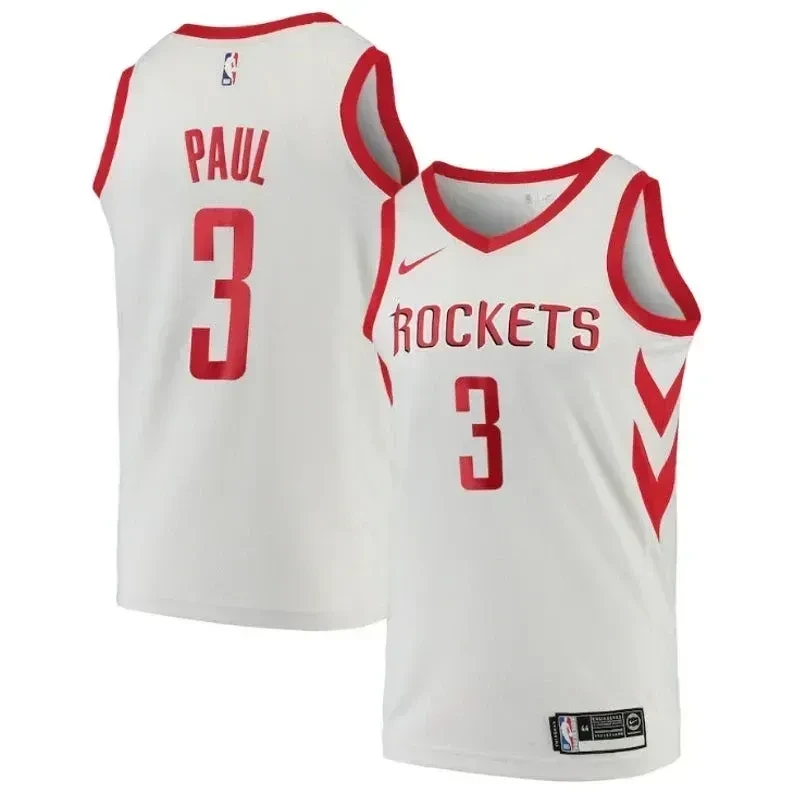 Men Houston Rockets Chris Paul 3 N Edition Basketball Jersey Basketball Jersey - JS216 