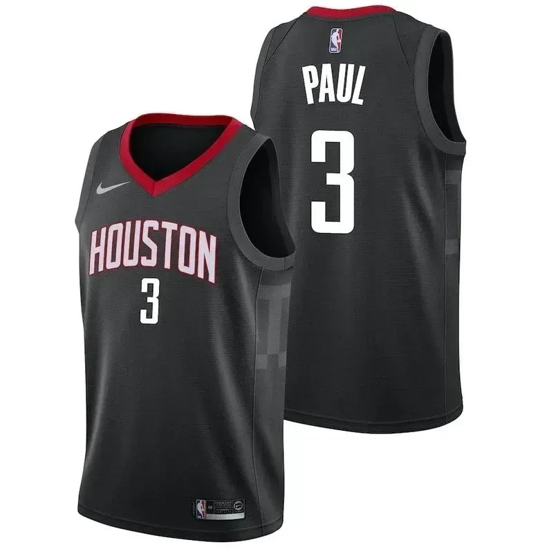 Men Houston Rockets Chris Paul 3 N Edition Basketball Jersey Basketball Jersey - JS840 