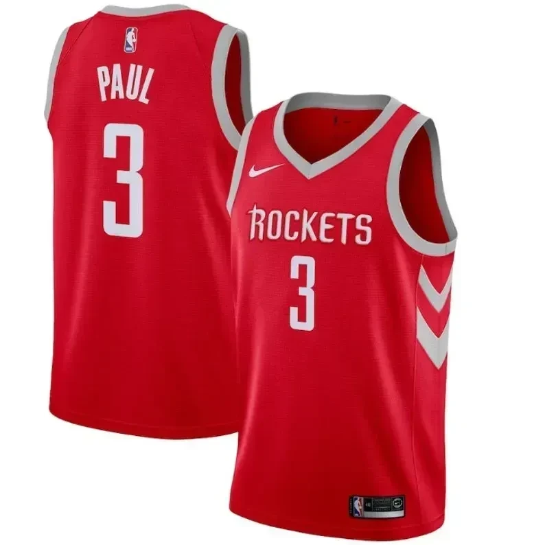 Men Houston Rockets Chris Paul 3 N Edition Basketball Jersey Basketball Jersey - JS984 