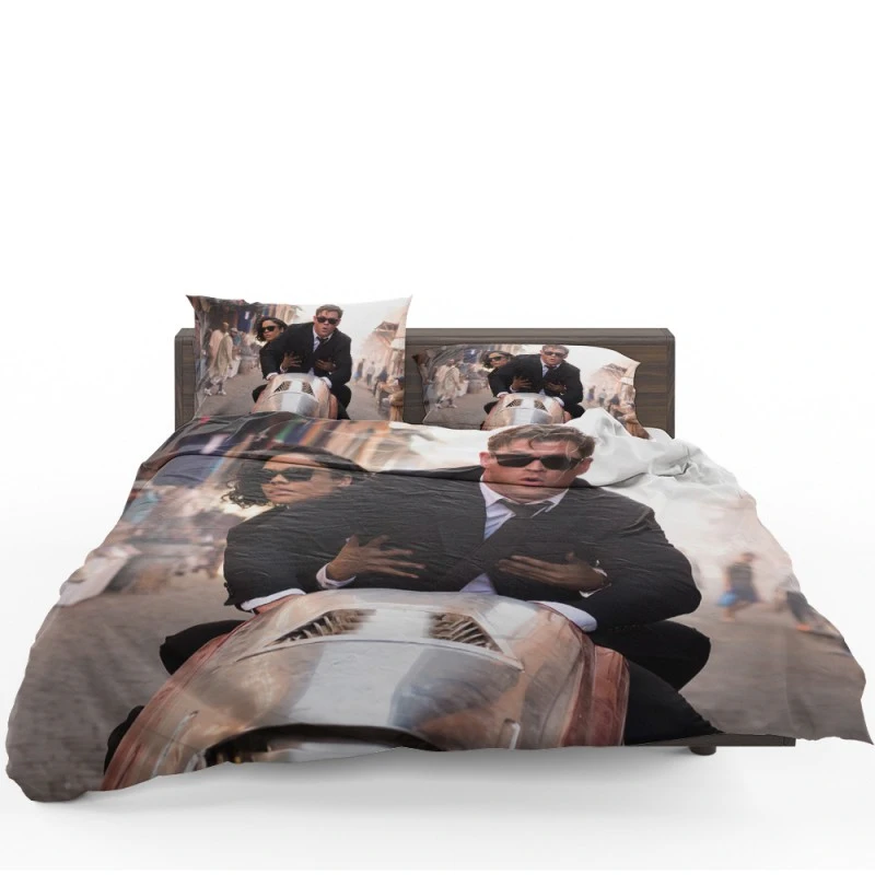 Men In Black International Movie Tessa Chris Hemsworth Bedding Set - Custom Bedding Set