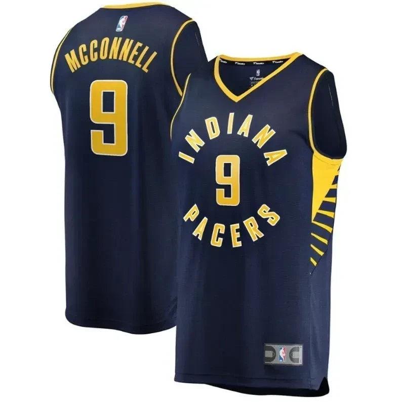 Men Indiana Pacers T.j. Mcconnell 9 Basketball Jersey Basketball Jersey - JS567 
