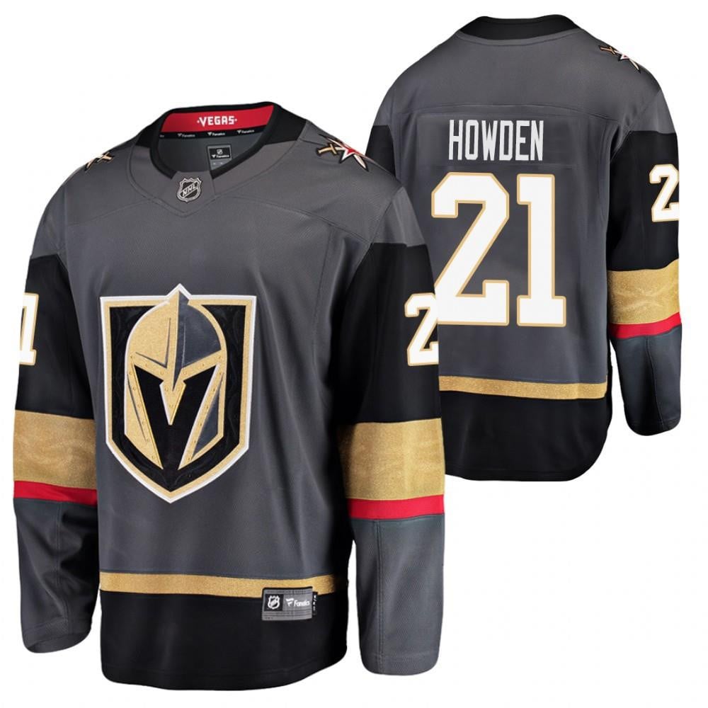 Men Vegas Golden Knights Brett Howden 21 2023 Hockey Jersey Black Home Hockey Jersey - JS756 