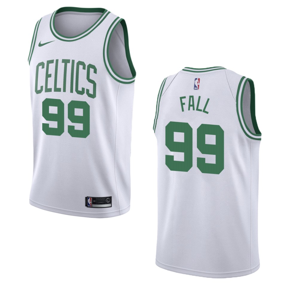 Men's 2019-20 Boston Celtics #99 Tacko Fall Association Swingman Basketball Jersey - White