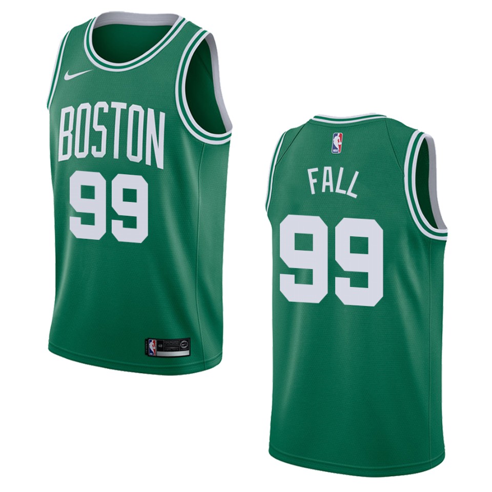 Men's 2019-20 Boston Celtics #99 Tacko Fall Icon Swingman Basketball Jersey - Green