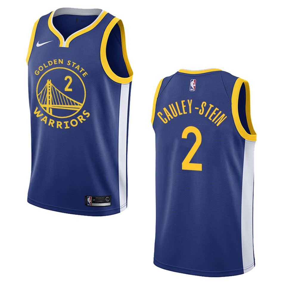 Men's 2019-20 Golden State Warriors #2 Willie Cauley-stein Icon Swingman Basketball Jersey - Royal
