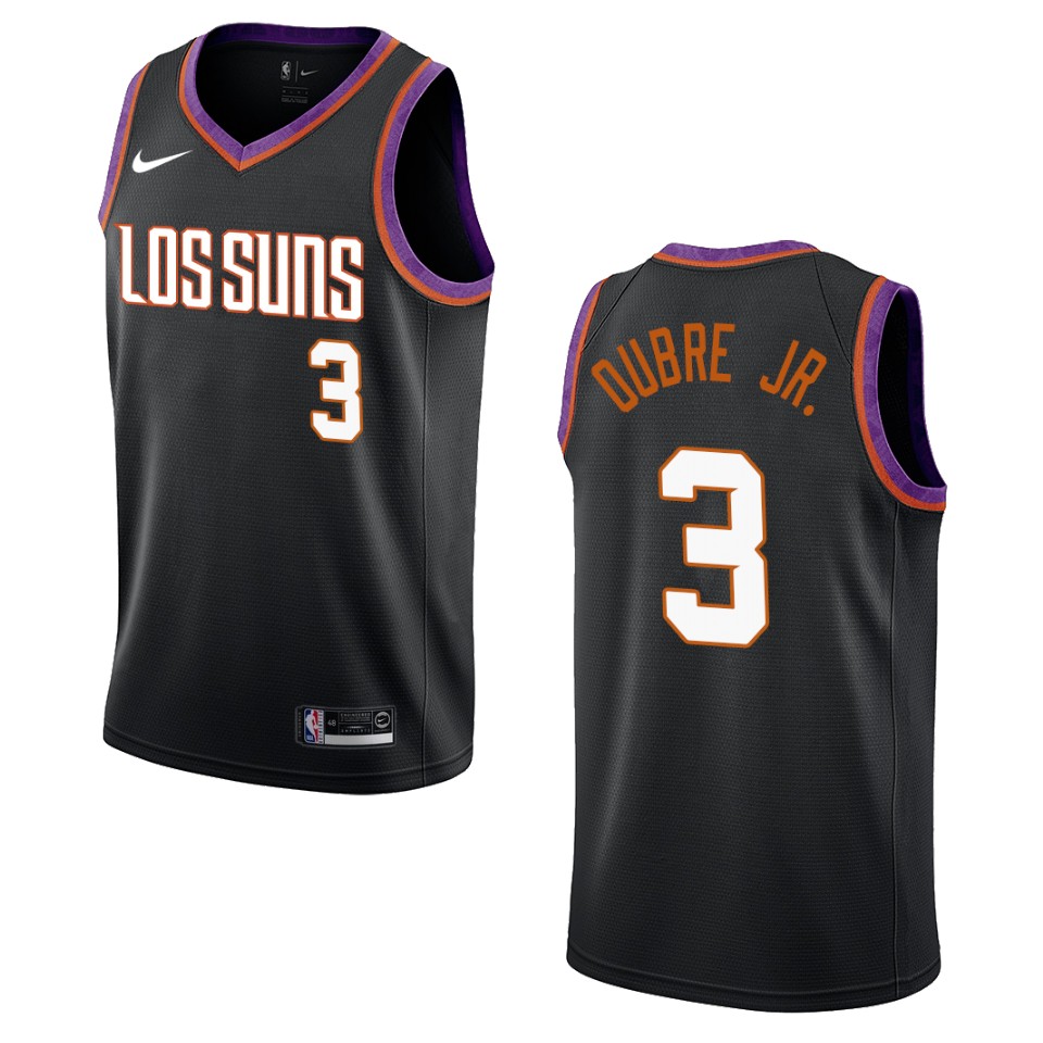 Men's 2019-20 Phoenix Suns #3 Kelly Oubre Jr. City Swingman Basketball Jersey - Black