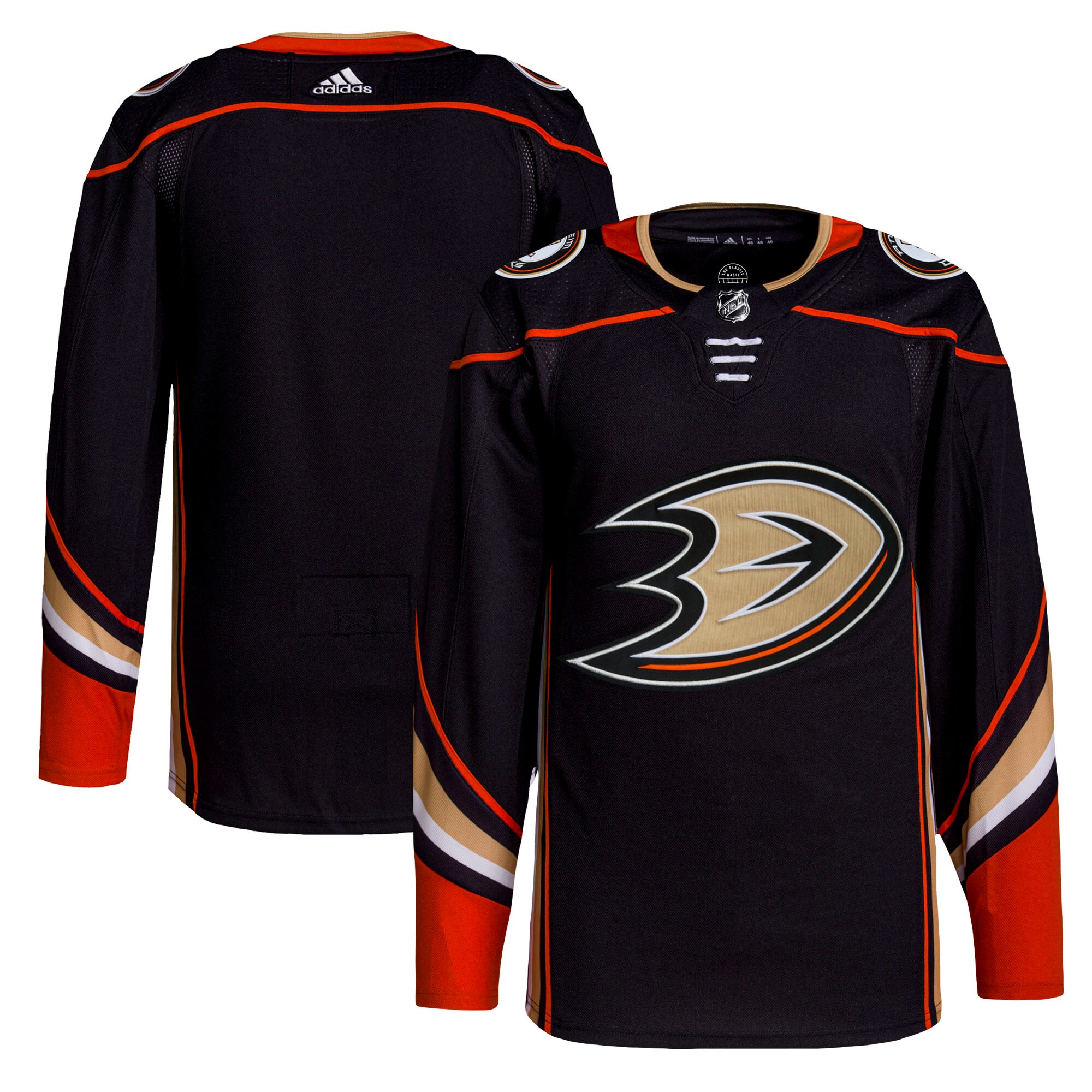 Men's Anaheim Ducks Black Home Hockey Jersey - JS176 