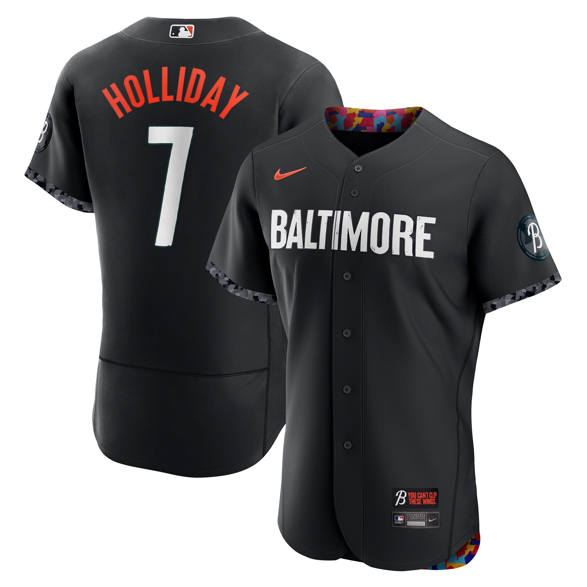 Men's Baltimore Orioles Jackson Holliday Black City Connect Player Jersey