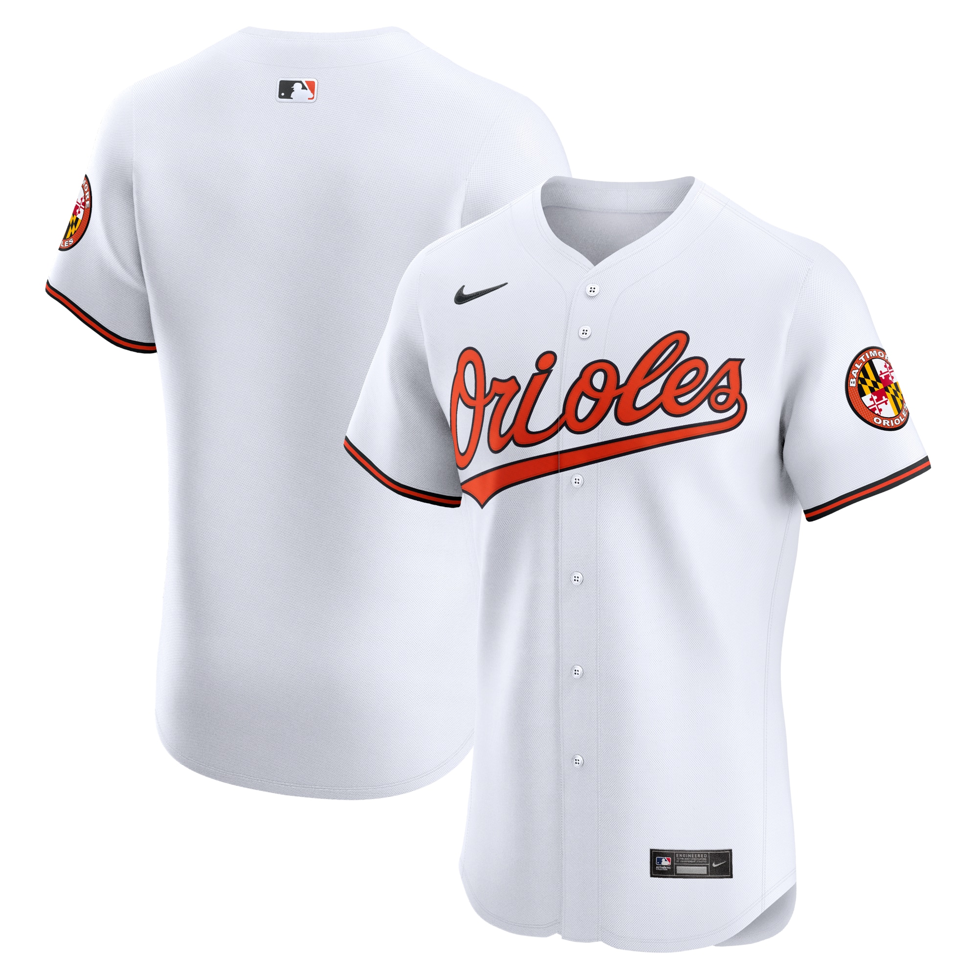 Men's Baltimore Orioles White Home Elite Jersey