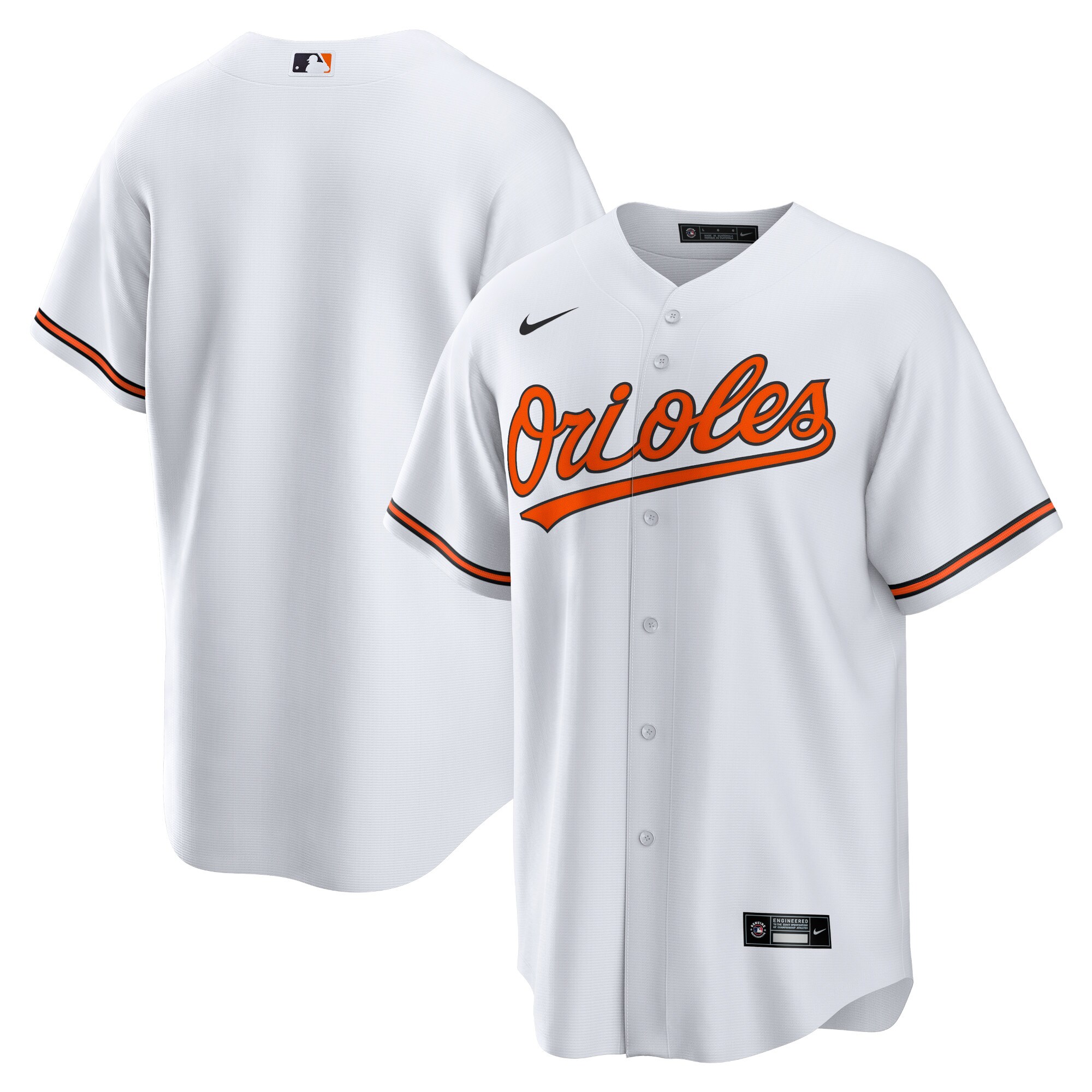 Men's Baltimore Orioles White Home Team Jersey