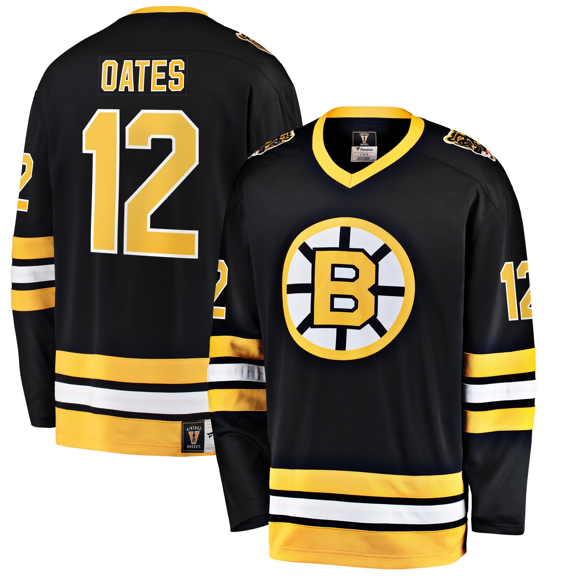Men's Boston Bruins Adam Oates Black Premier Breakaway Retired Player Hockey Jersey - JS542 