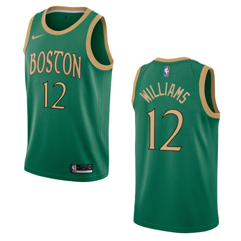 Men's Boston Celtics 12 Grant Williams City Swingman Basketball Jersey - Kelly Green - JS750