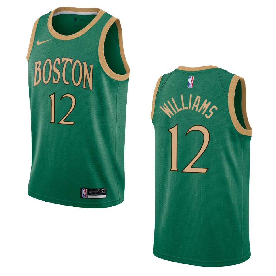 Men's Boston Celtics #12 Grant Williams City Swingman Basketball Jersey - Kelly Green