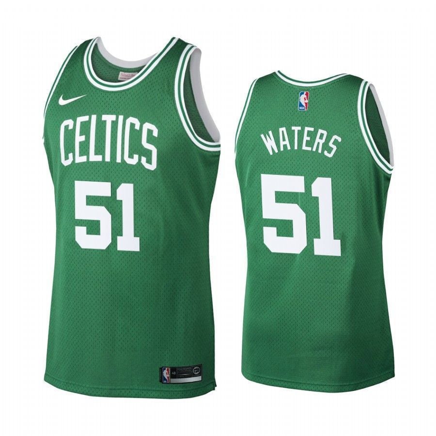 Men's Boston Celtics 51 Tremont Waters Green Hardwood Classics Basketball Jersey - JS660