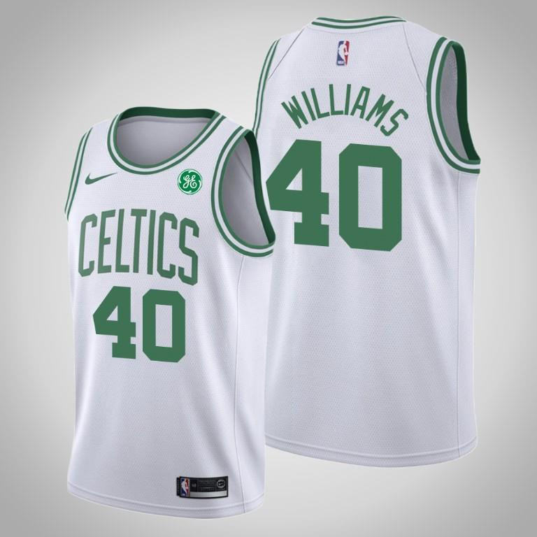 Men's Boston Celtics Grant Williams 40 White Swingman Basketball Jersey - Association Edition - Men Basketball Jersey - JS932