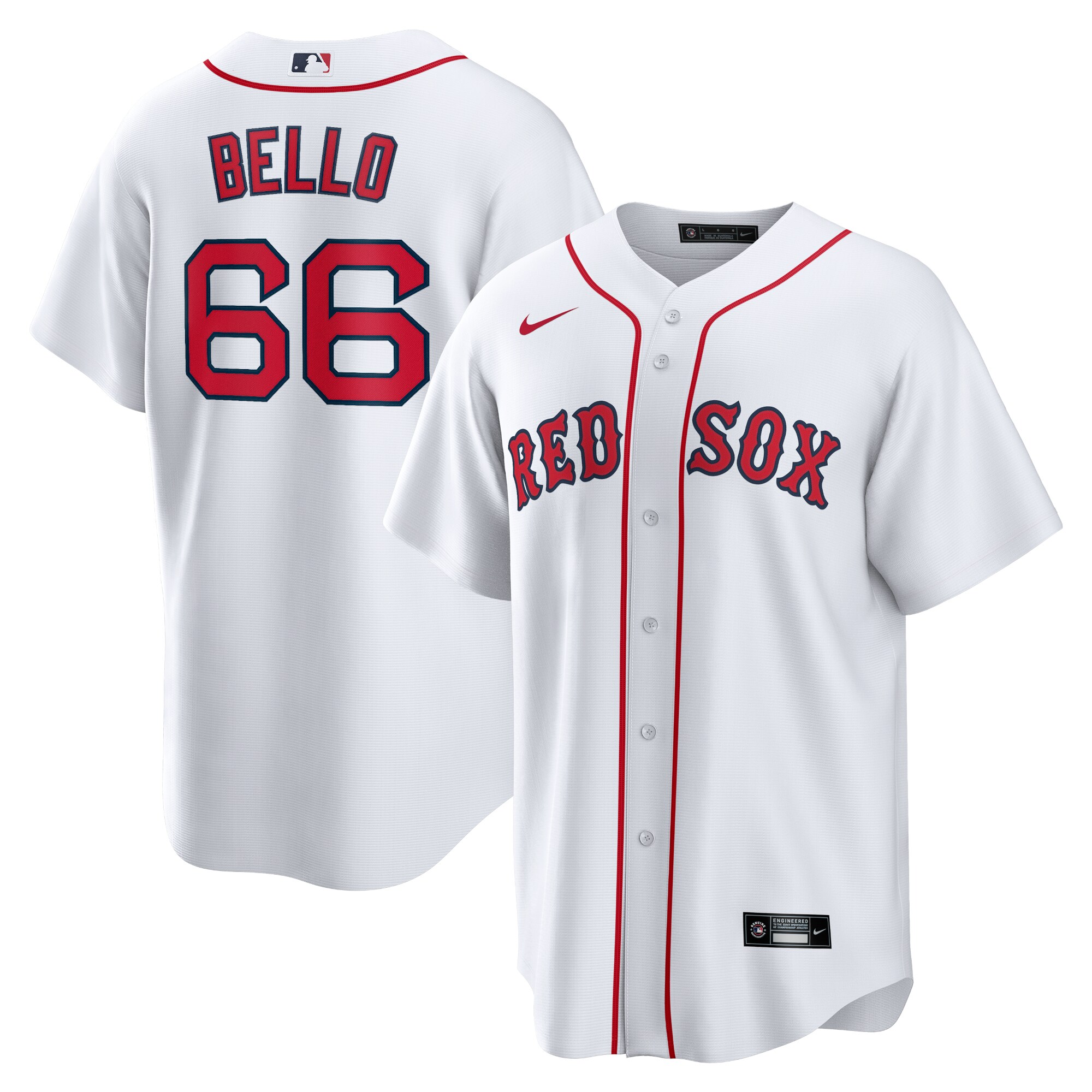 Men's Boston Red Sox Brayan Bello White Home Jersey