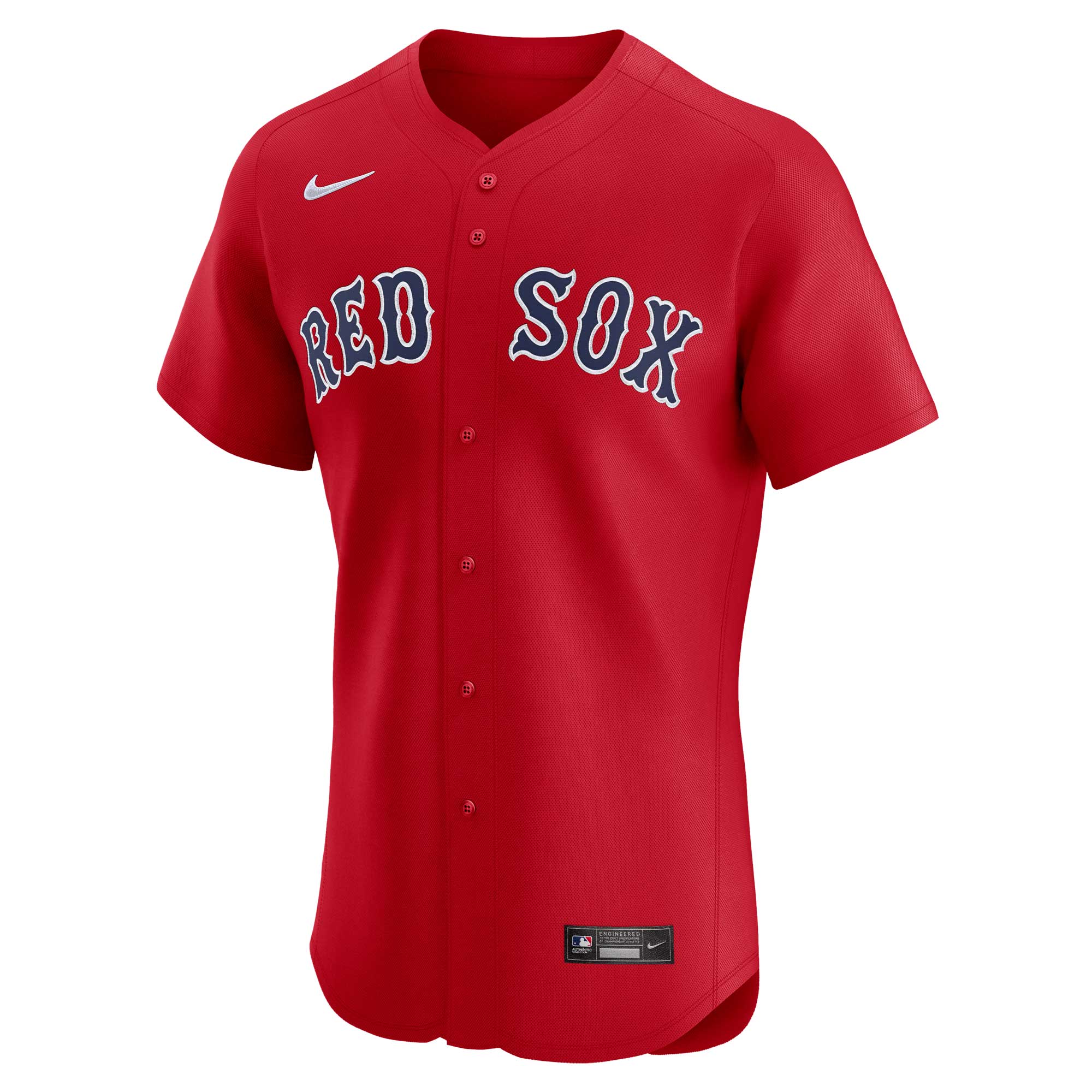 Alternative view of Men's Boston Red Sox David Ortiz Red Alternate Elite Player Baseball Jersey