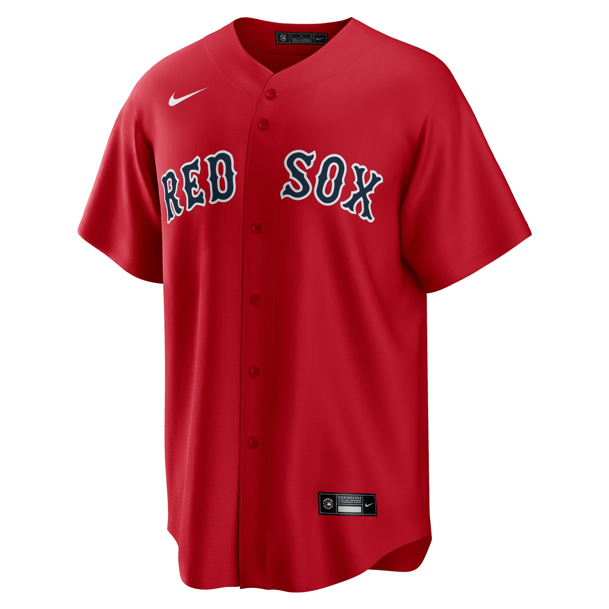 Alternative view of Men's Boston Red Sox David Ortiz Red Alternate Player Baseball Jersey