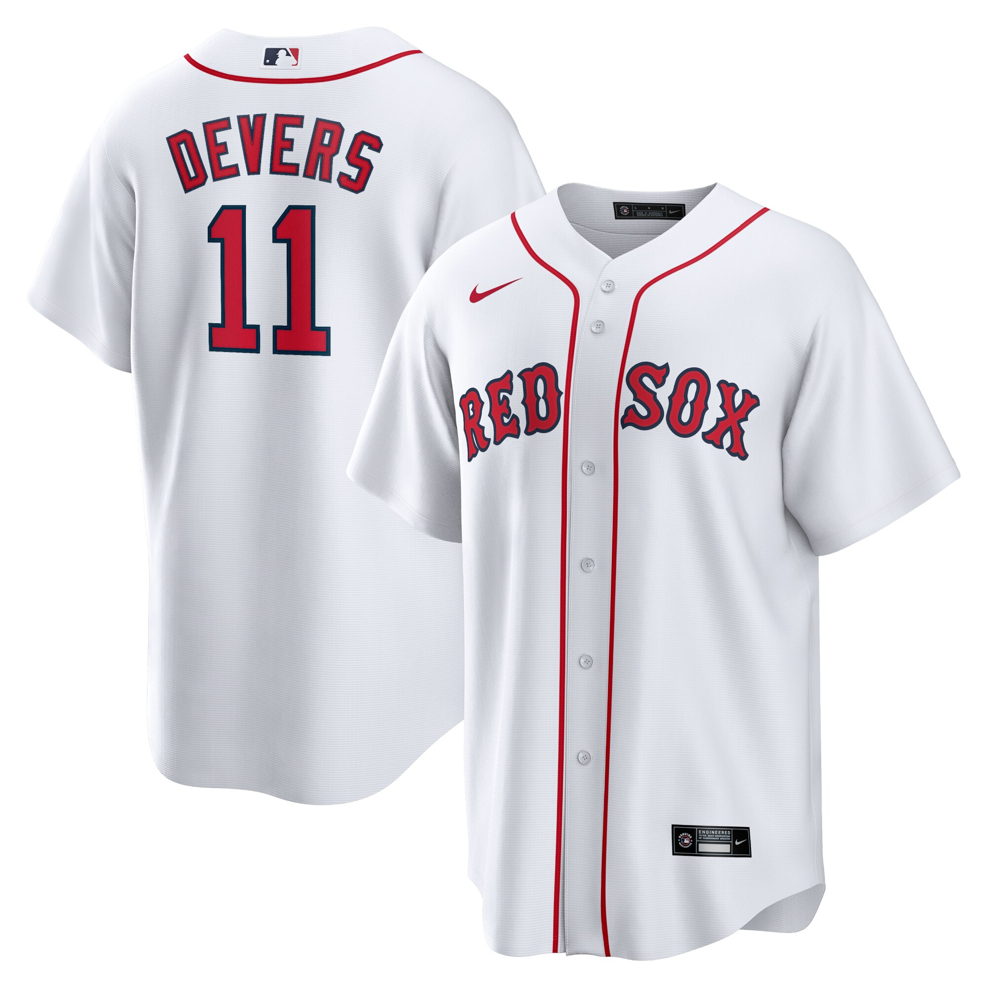 Men's Boston Red Sox Rafael Devers White Home Jersey