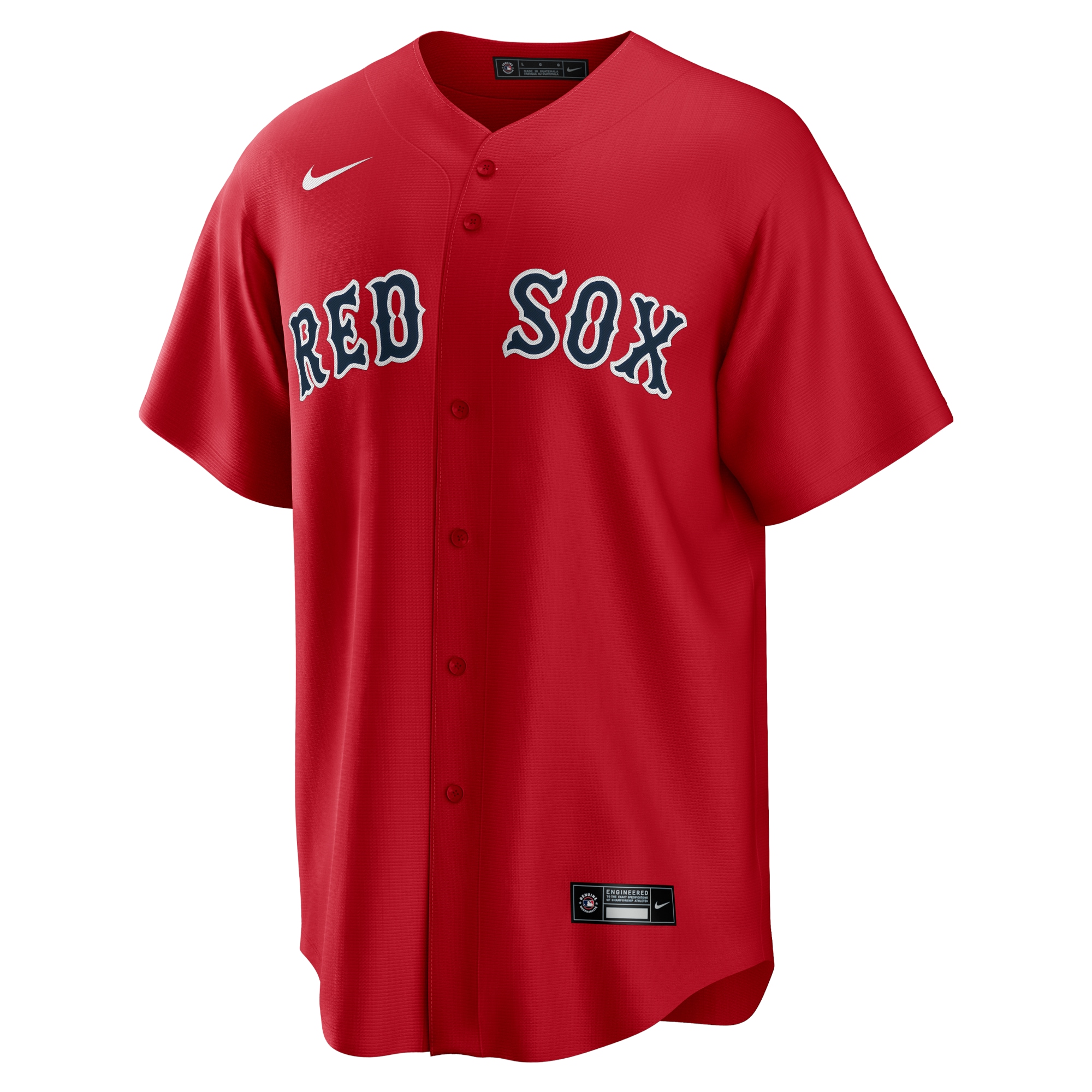 Alternative view of Men's Boston Red Sox Red Alternate Team Jersey