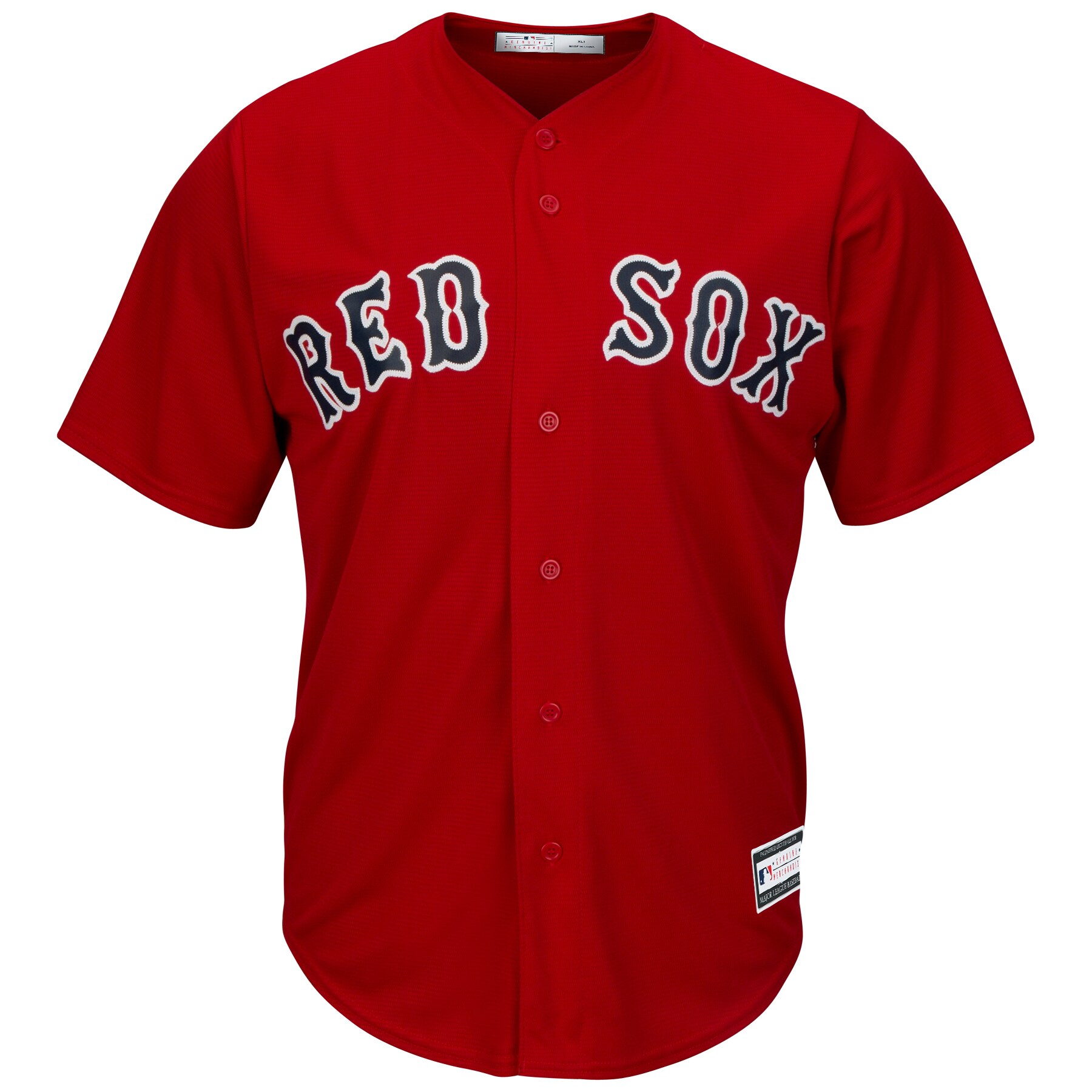 Alternative view of Men's Boston Red Sox Red Big & Tall Team Jersey