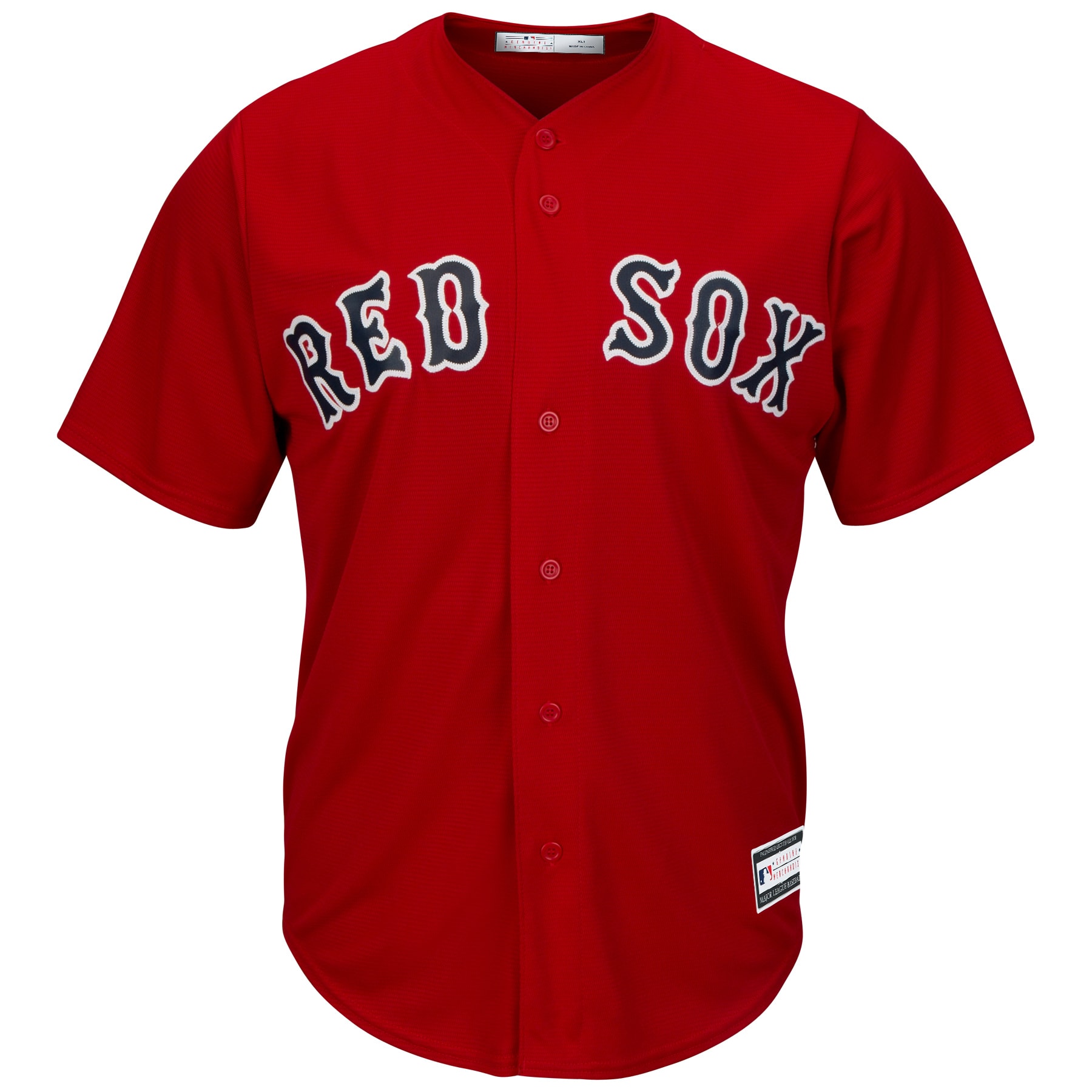 Alternative view of Men's Boston Red Sox Red Big & Tall Team Jersey