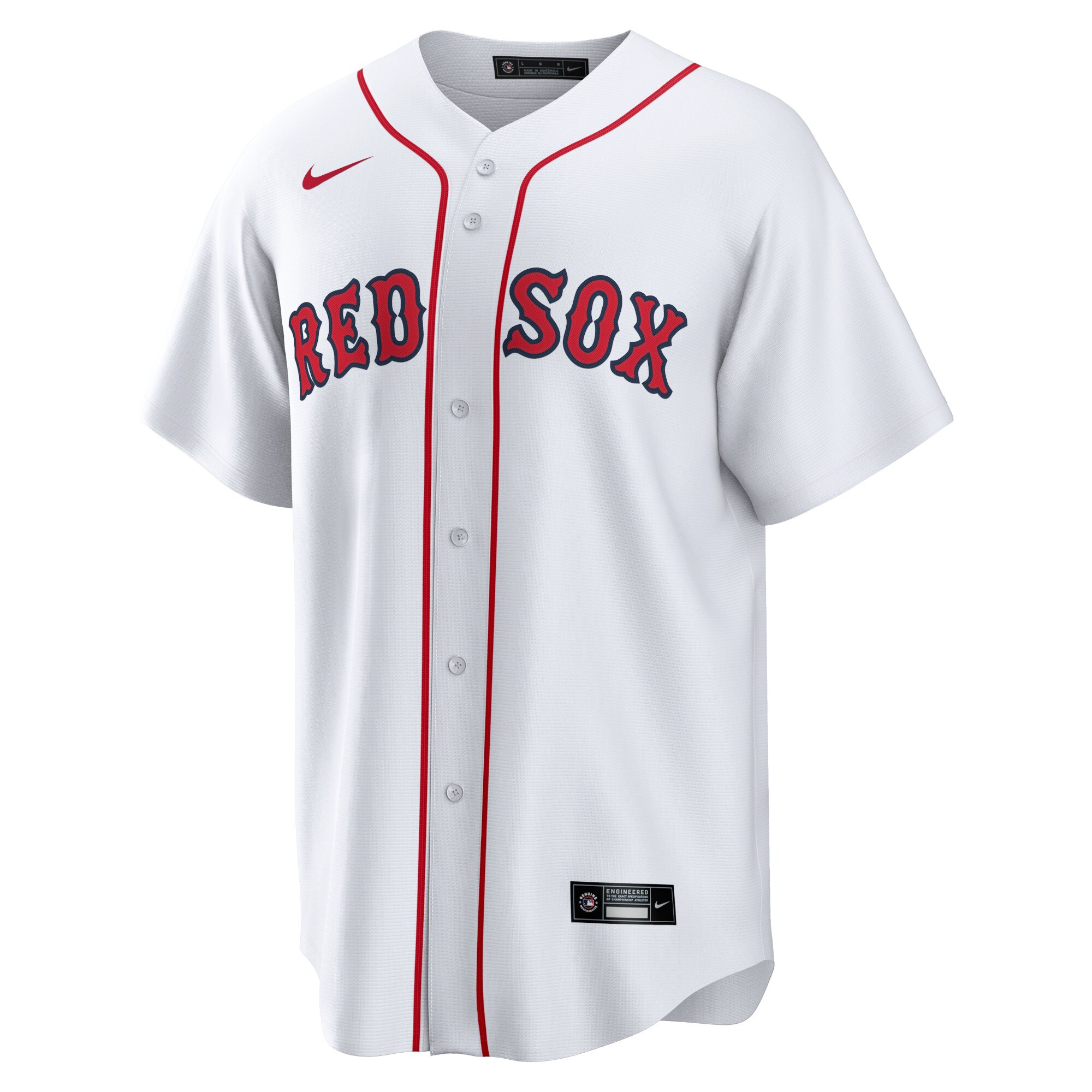 Alternative view of Men's Boston Red Sox Triston Casas White Home Jersey