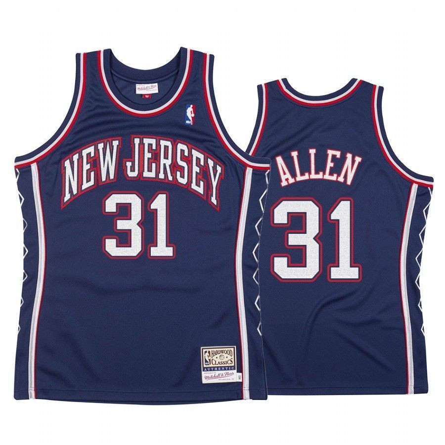 Men's Brooklyn Nets Jarrett Allen 31 Hardwood Classics Basketball Jersey - JS387 