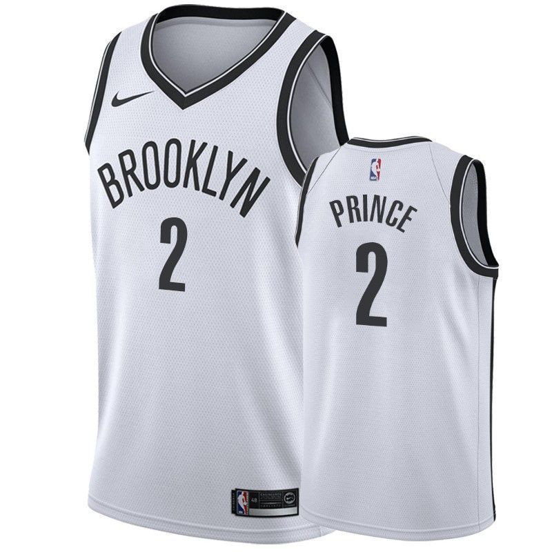 Men's Brooklyn Nets Taurean Prince 2 Association Basketball Jersey - JS175 