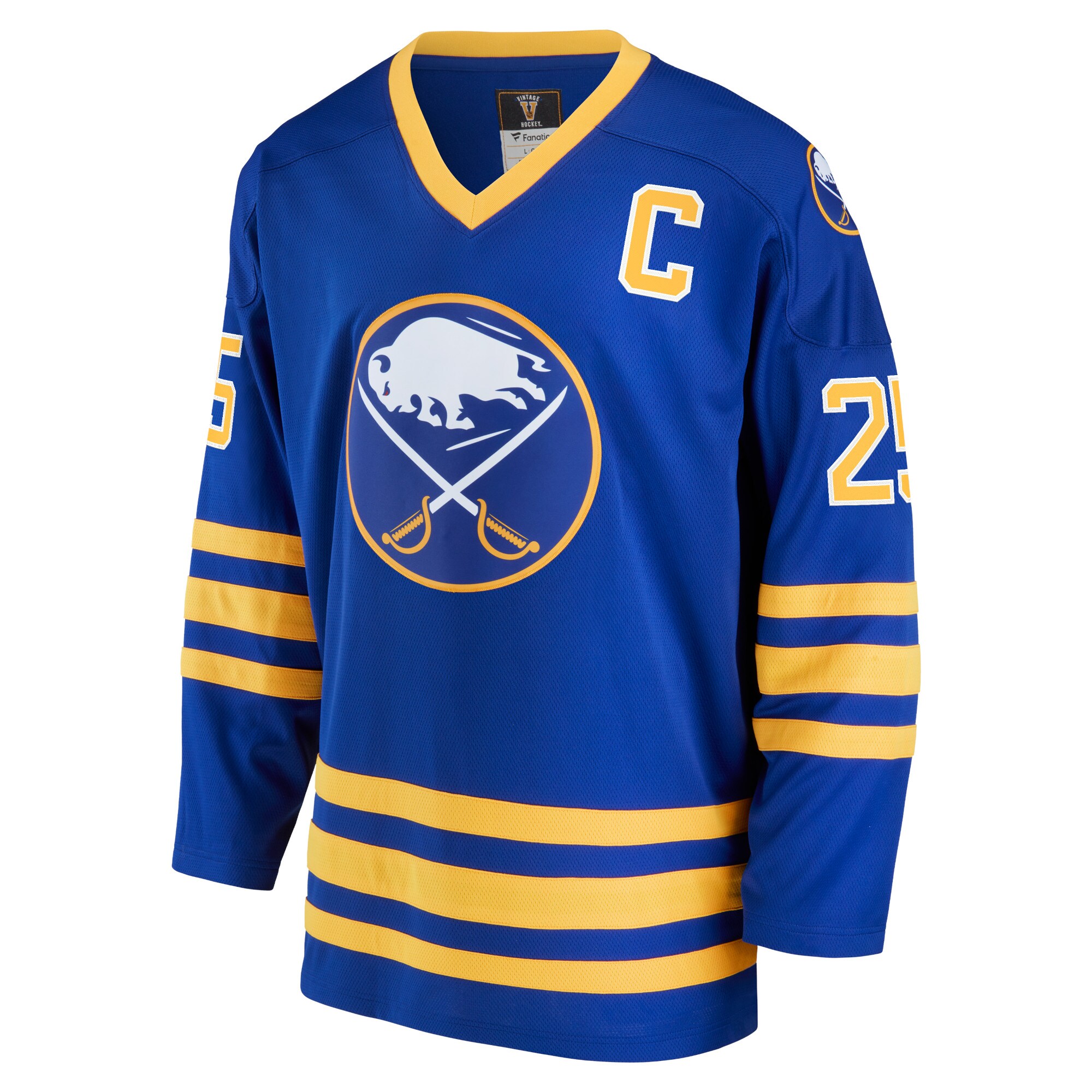 Alternative view of Men's Buffalo Sabres Dave Andreychuk Royal Breakaway Retired Player Hockey Jersey - JS962 