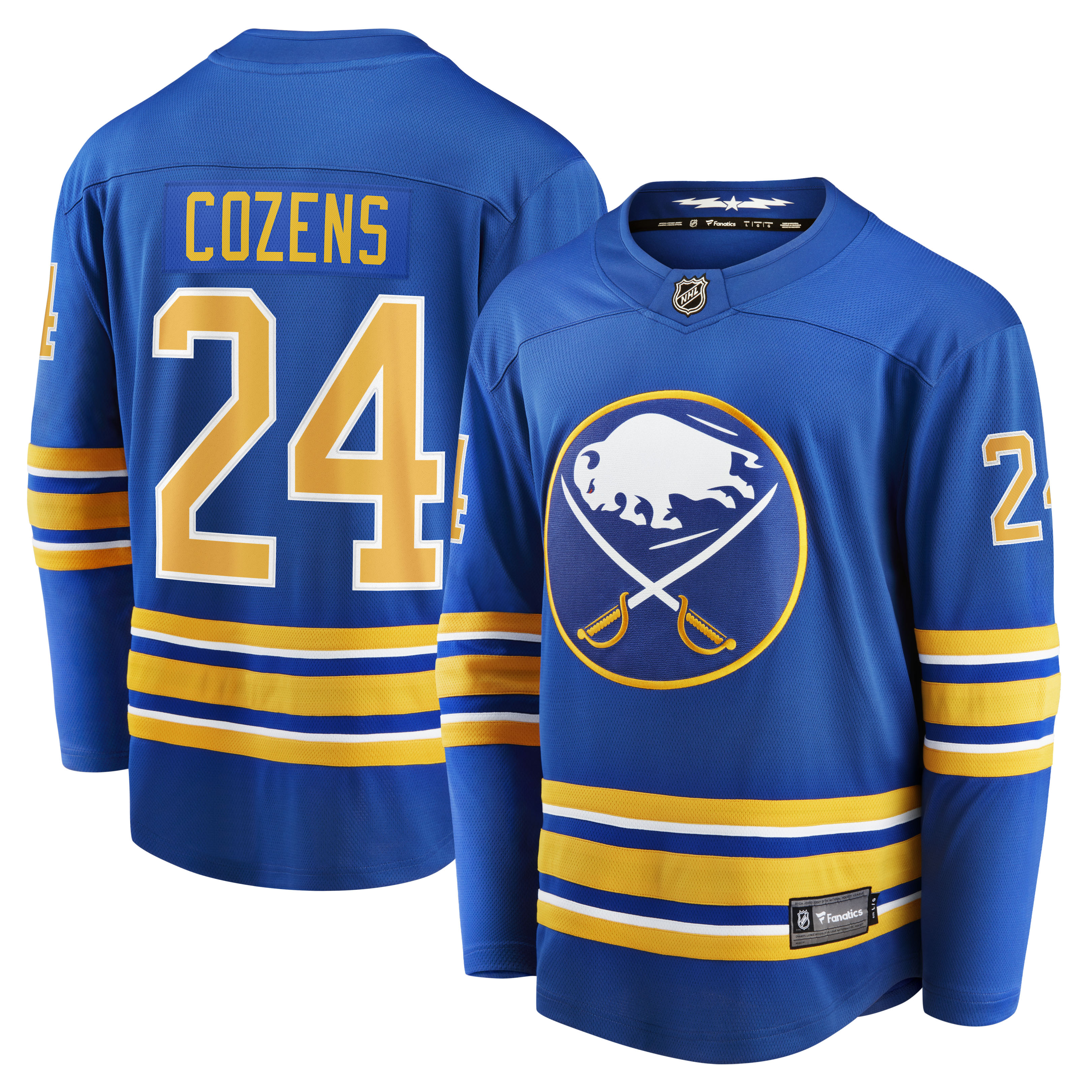 Men's Buffalo Sabres Dylan Cozens Royal Home Breakaway Player Hockey Jersey - JS431 