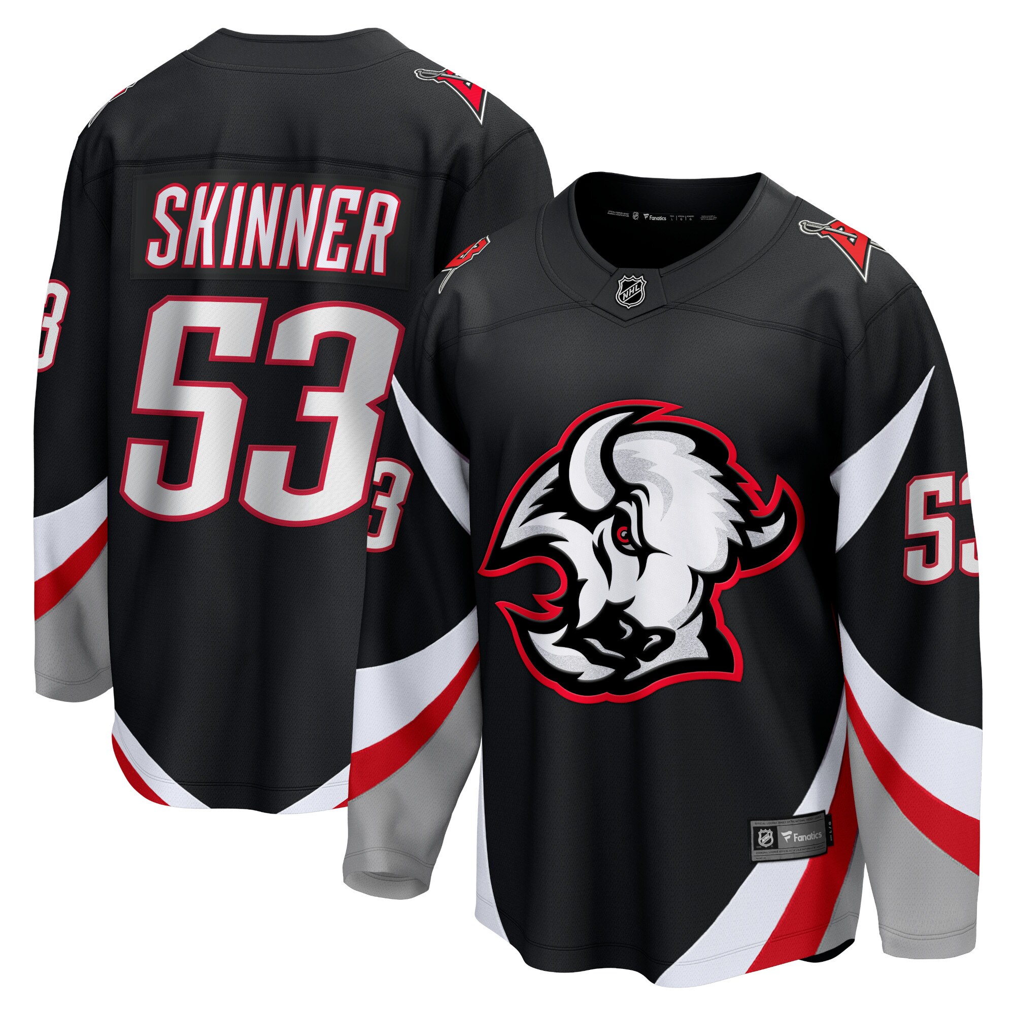Men's Buffalo Sabres Jeff Skinner Black Alternate Premier Breakaway Player Hockey Jersey - JS573 