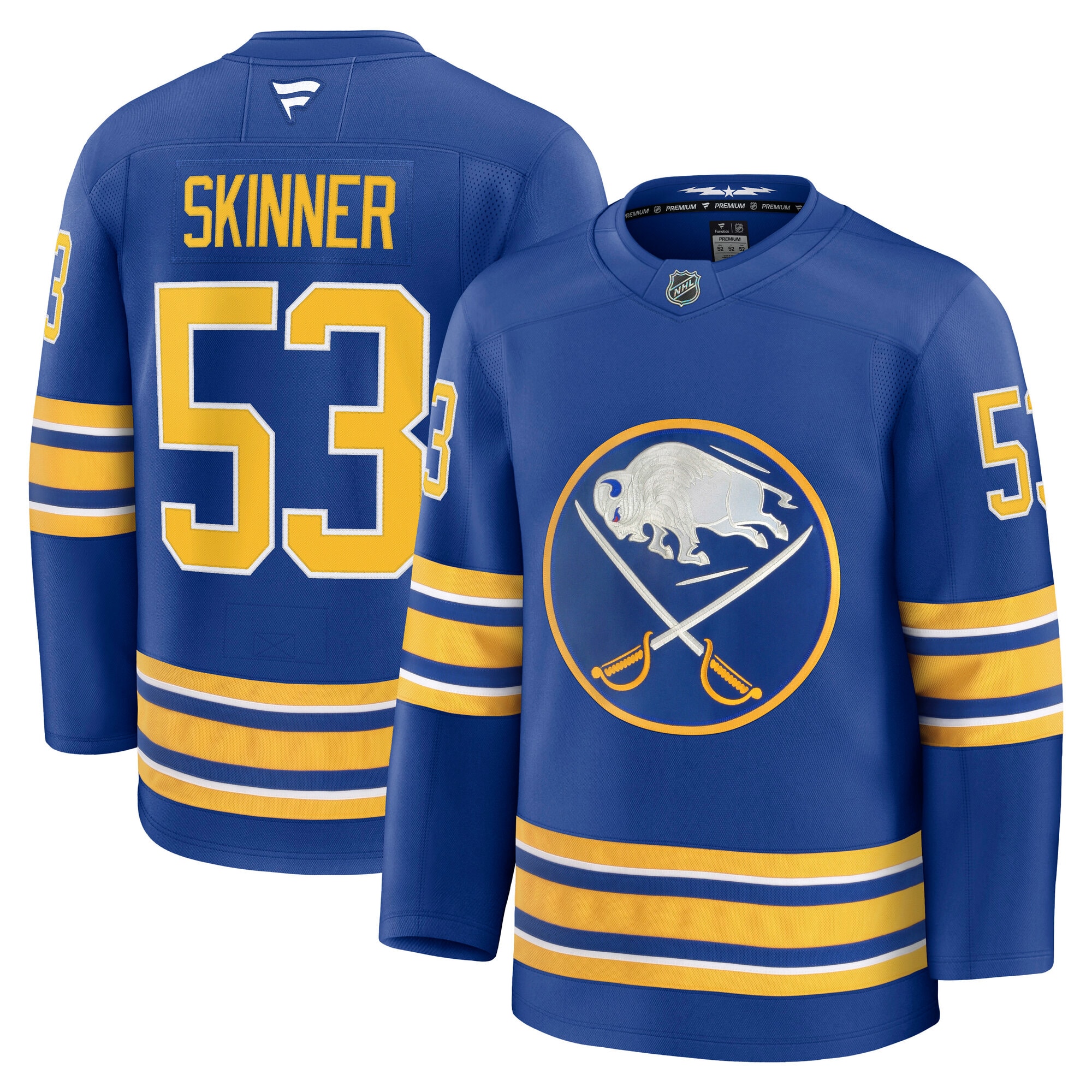 Men's Buffalo Sabres Jeff Skinner Royal Home Premium Hockey Jersey - JS165 